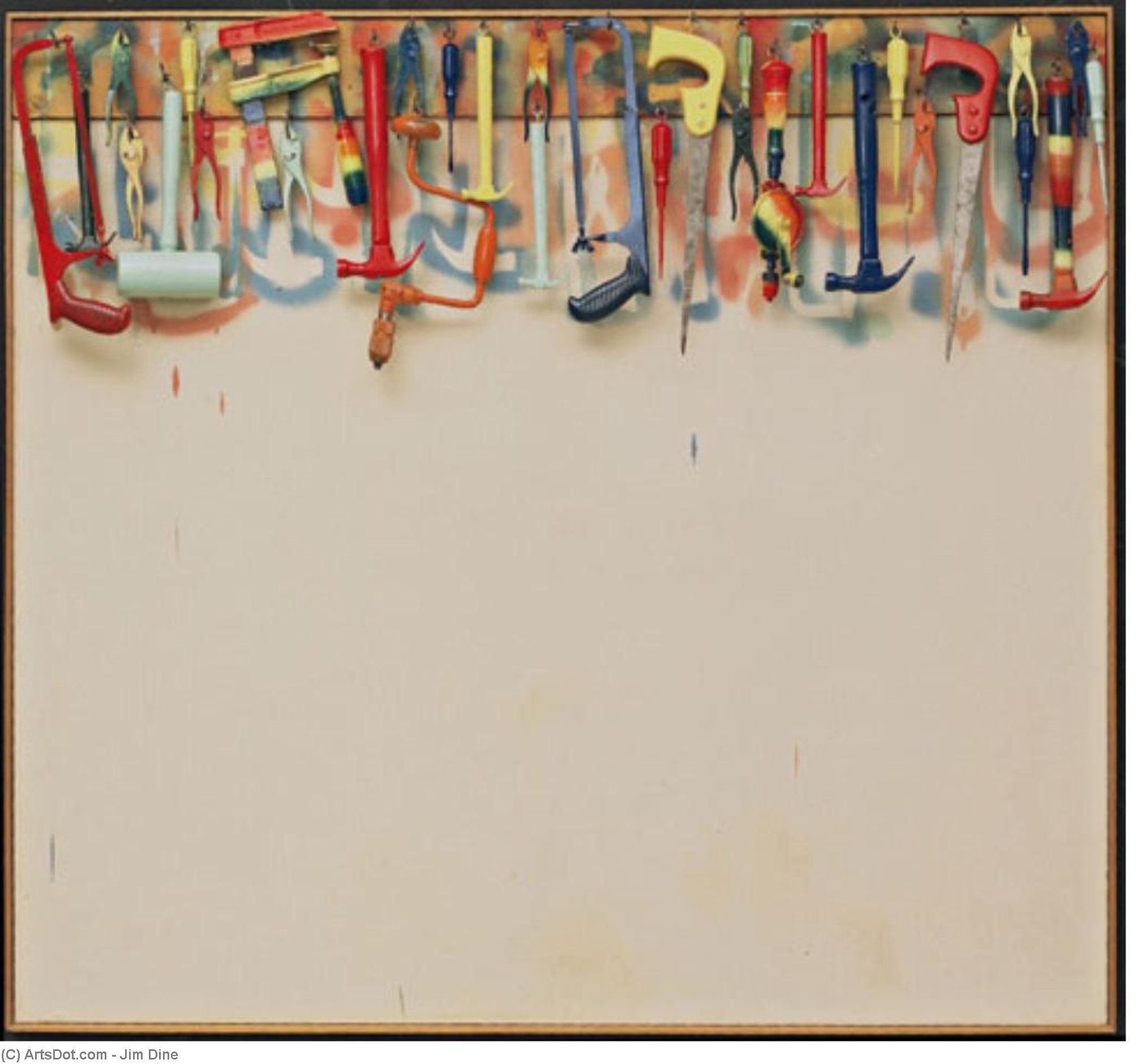 Cinze De Unelte Colorate — Jim Dine