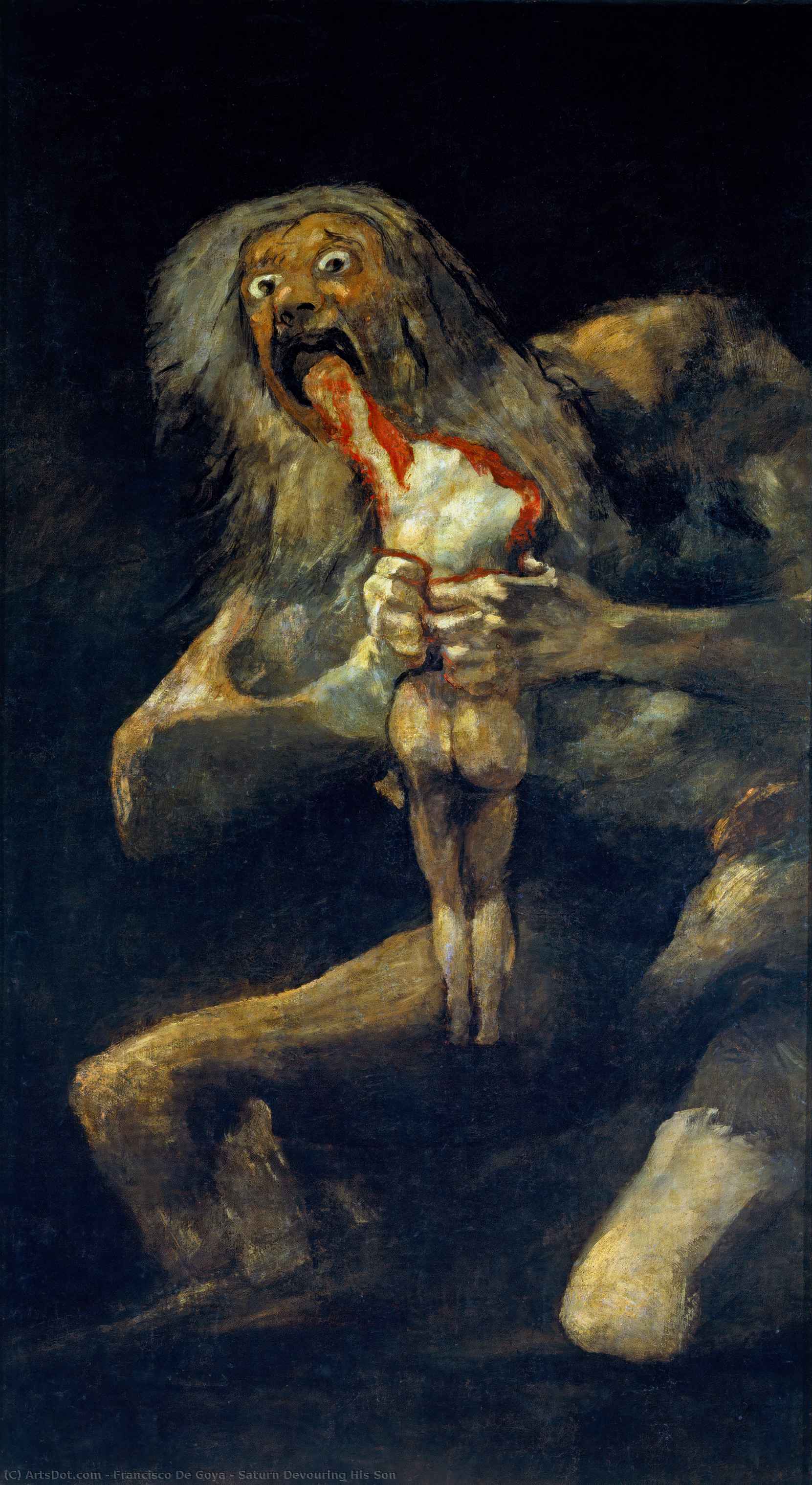 Saturn Devouring His Son — Francisco José De Goya Y Lucientes