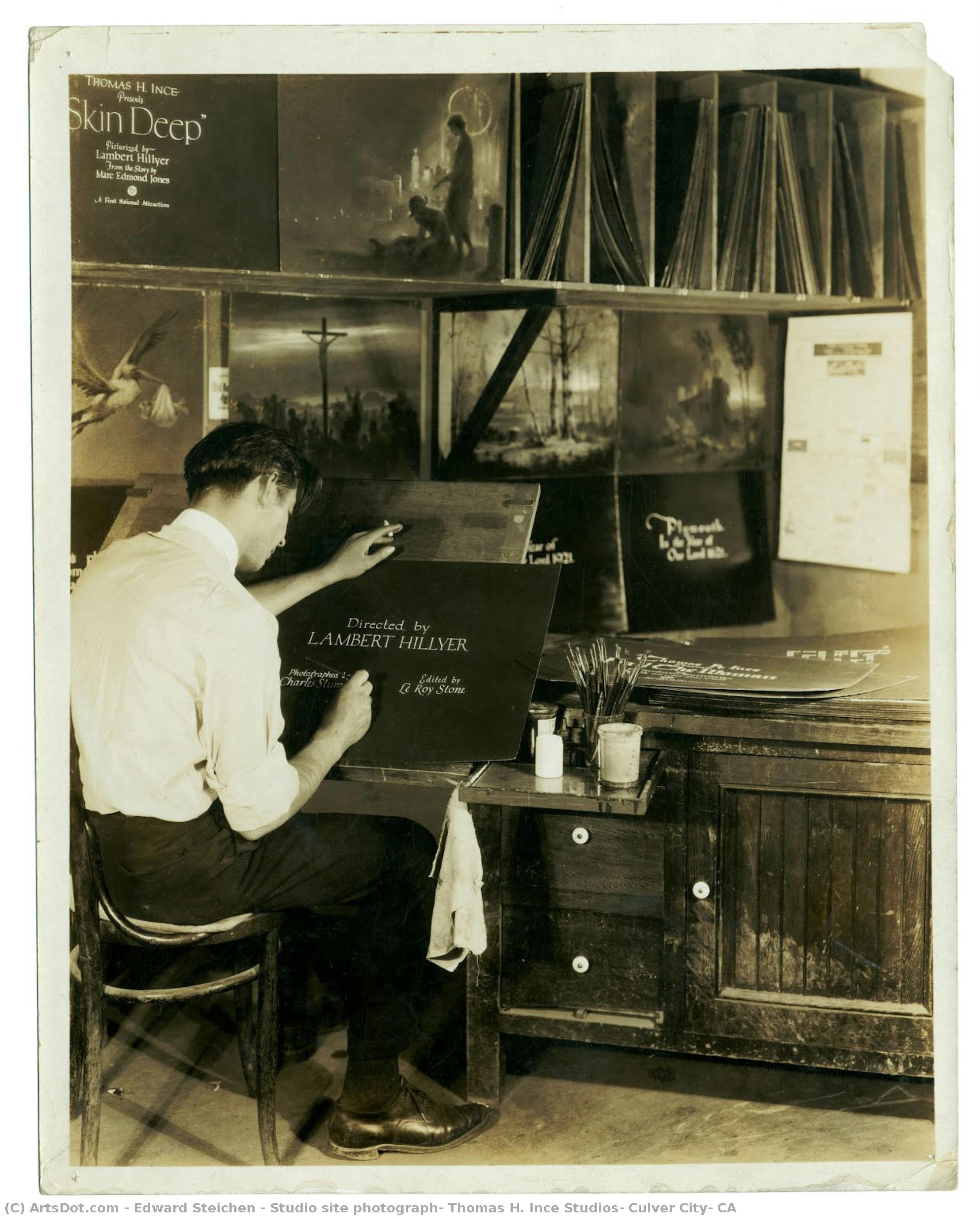 Studio Site Photograph, Thomas H. Ince Studios, Culver City, Ca — Edward Steichen