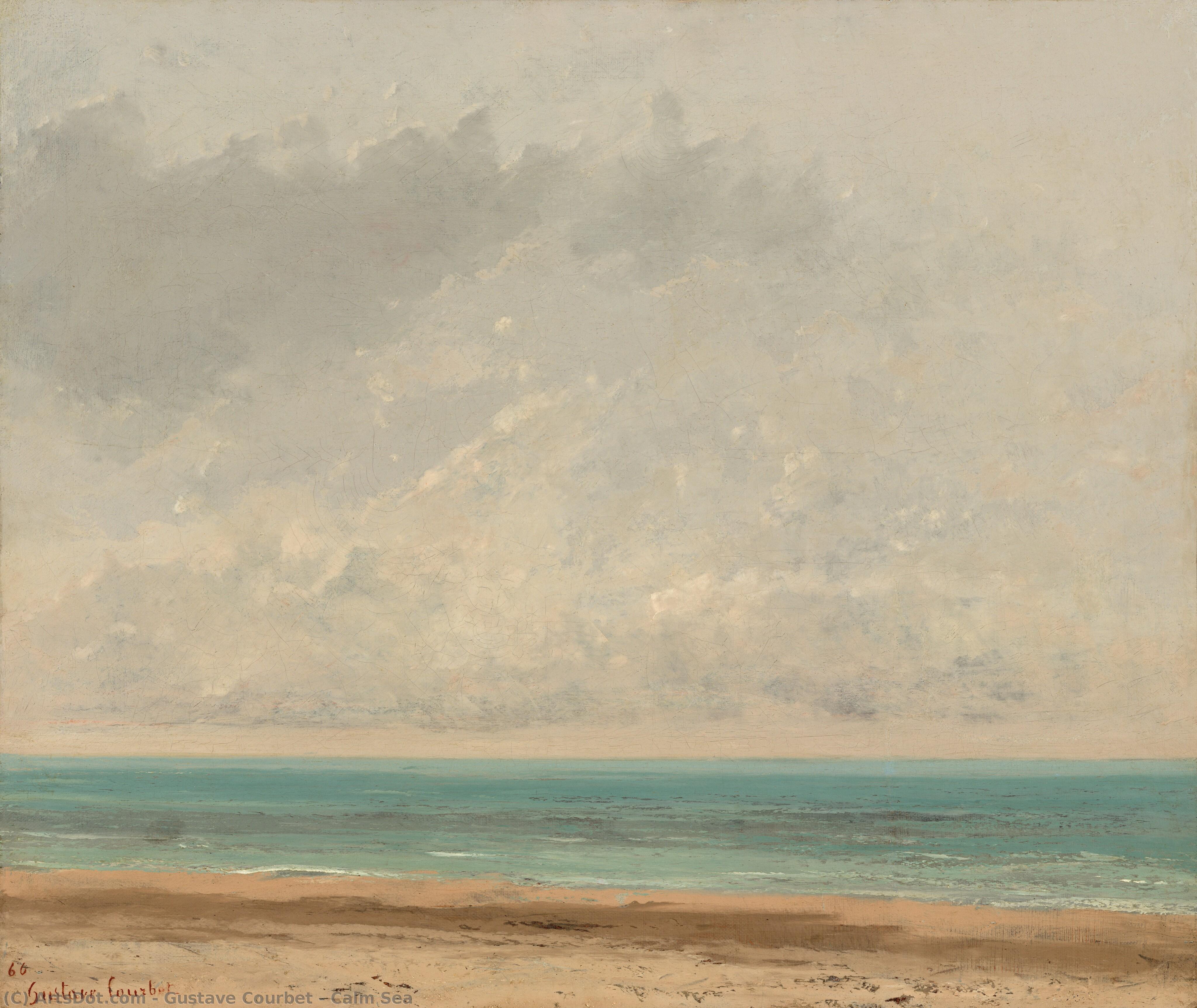 Calm Sea — Gustave Courbet