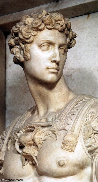 Le Tombeau De Giuliano De' Medici (détail) — Michel-ange Buonarroti