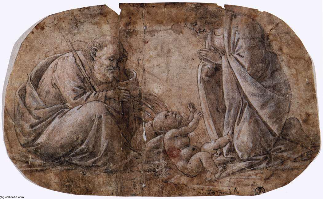 Tilbedelsen Af Barnet — Sandro Botticelli