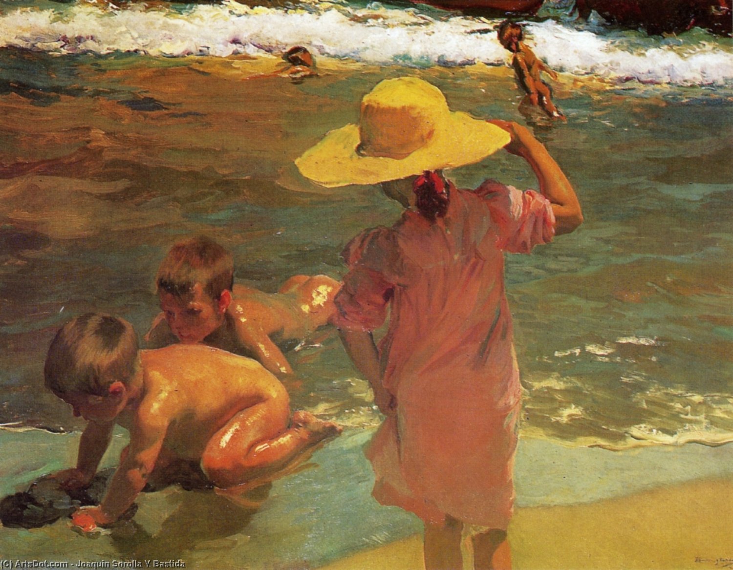 Children On The Seashore — Joaquín Sorolla Y Bastida