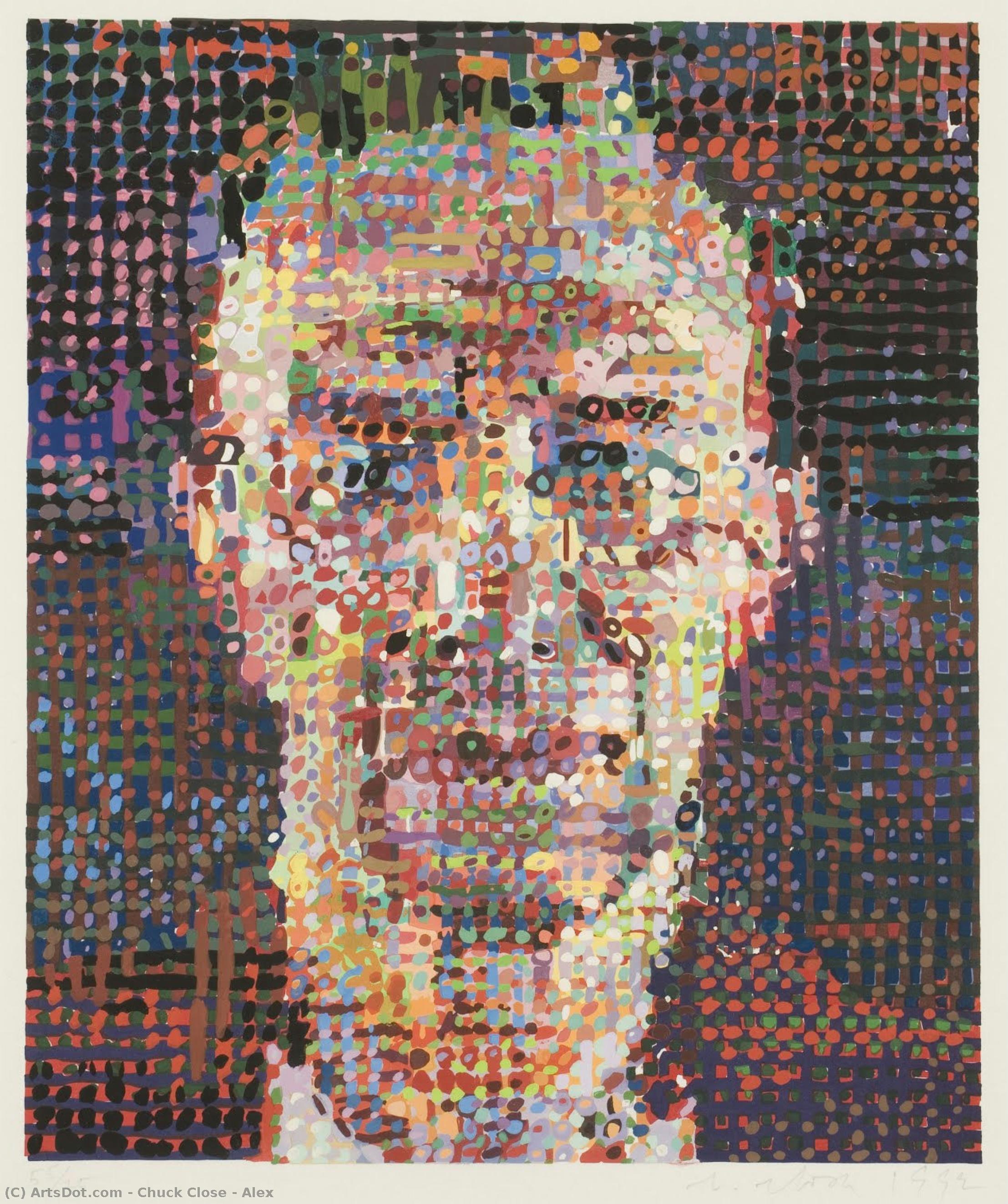Alex — Ček Chuck Close
