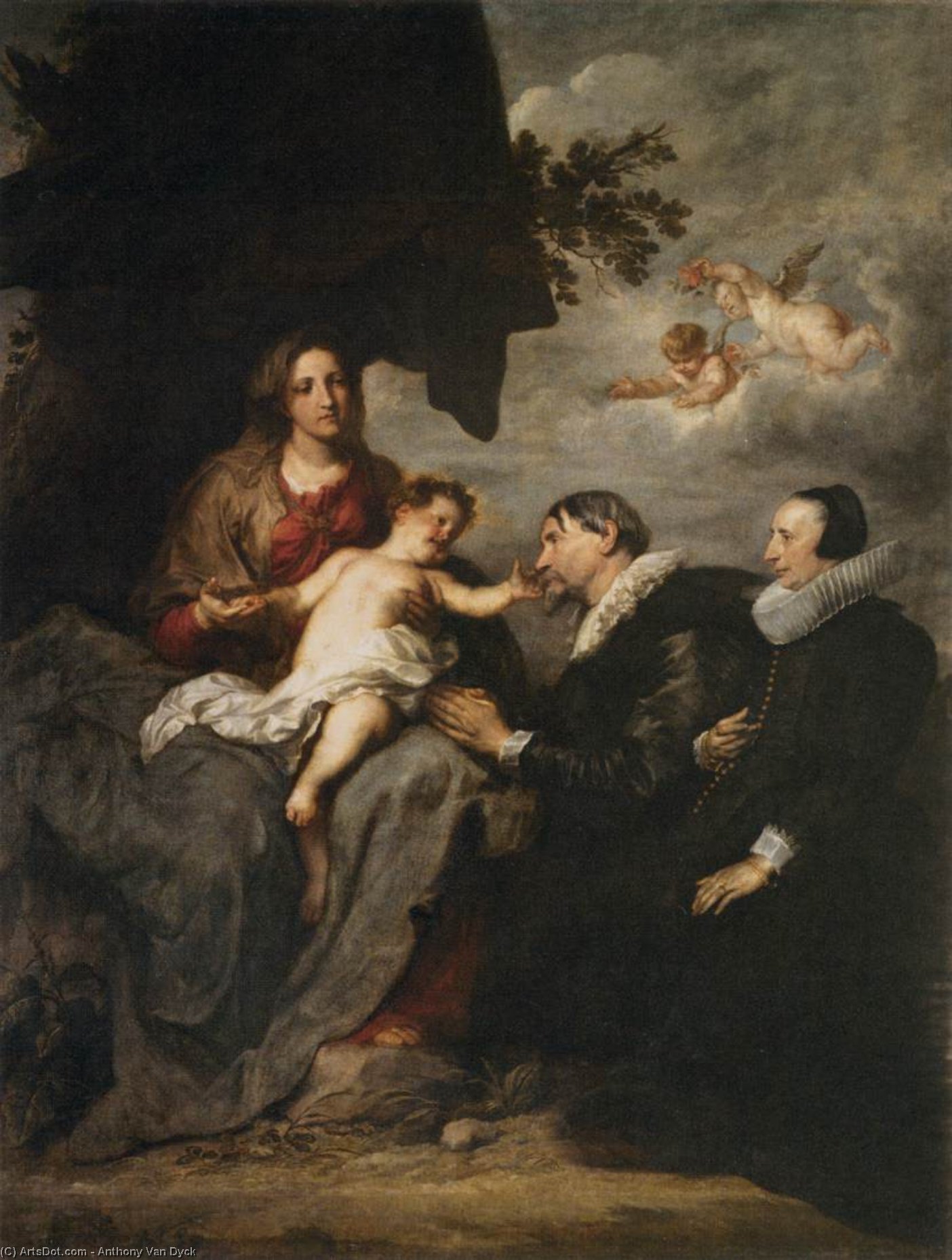 Vergine Con Donatori — Sir Anthony Van Dyck