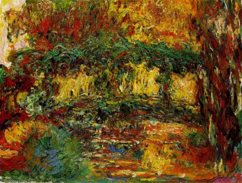 The Japanese Bridge - - — Claude Monet