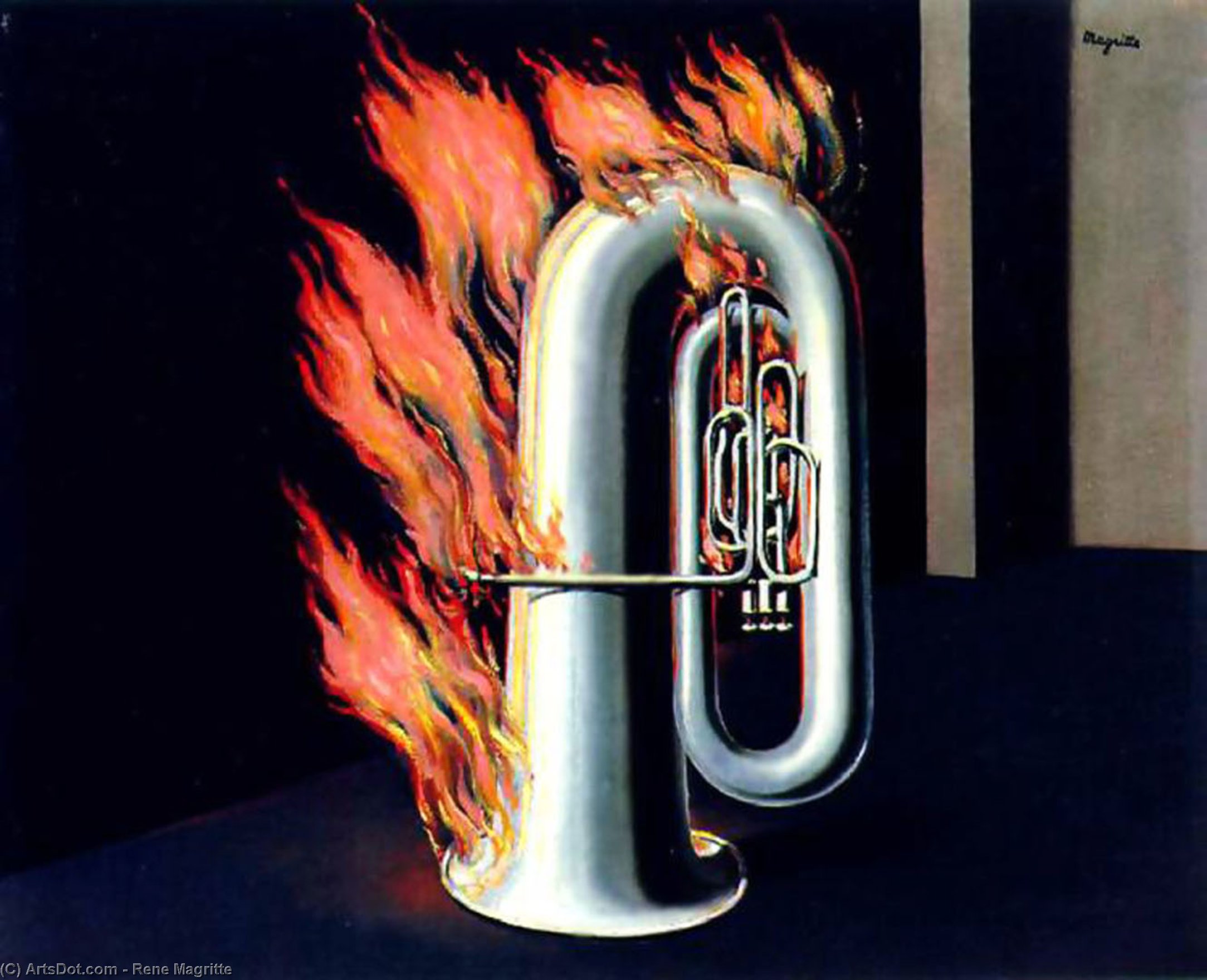 La Découverte Du Feu — René Magritte