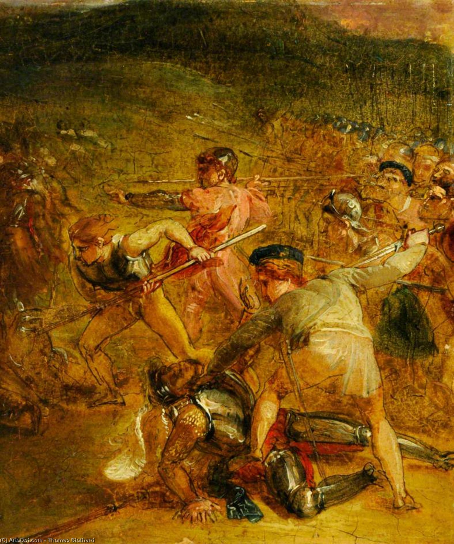 The Attack — Thomas Stothard