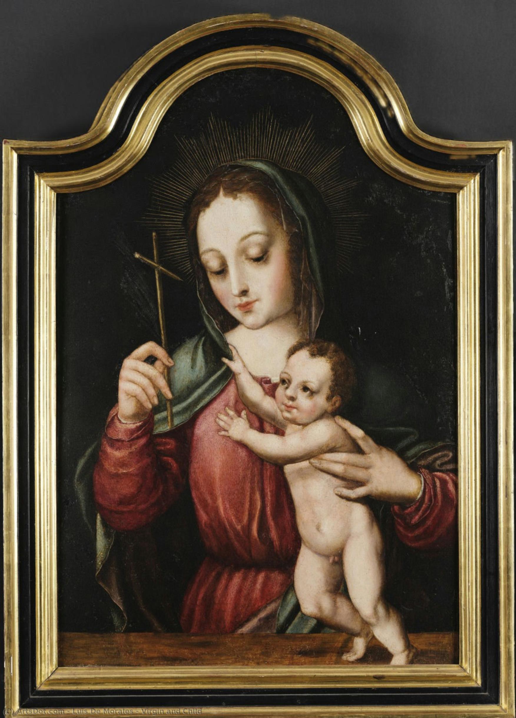 Virgin And Child — Luis De Morales