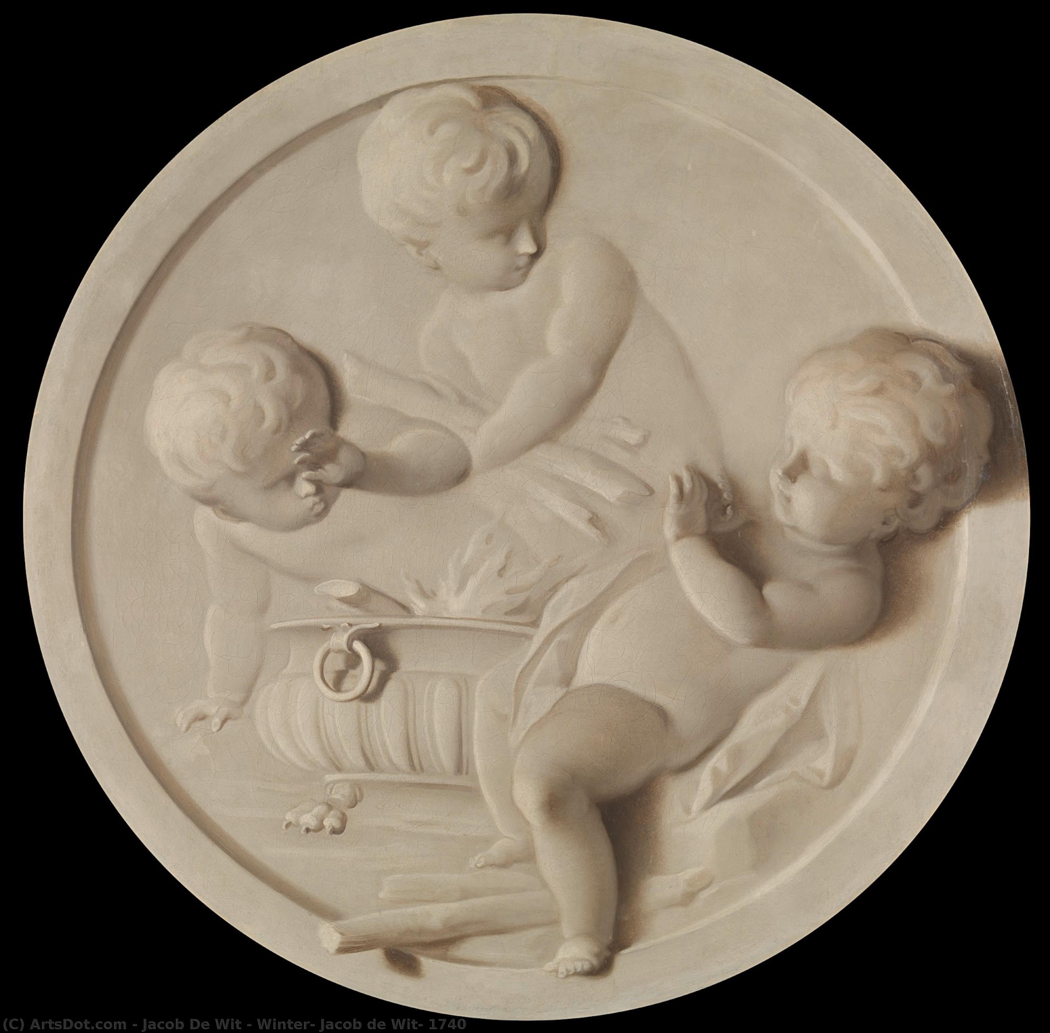 Winter, Jacob De Wit, 1740 — Jacob De Wit