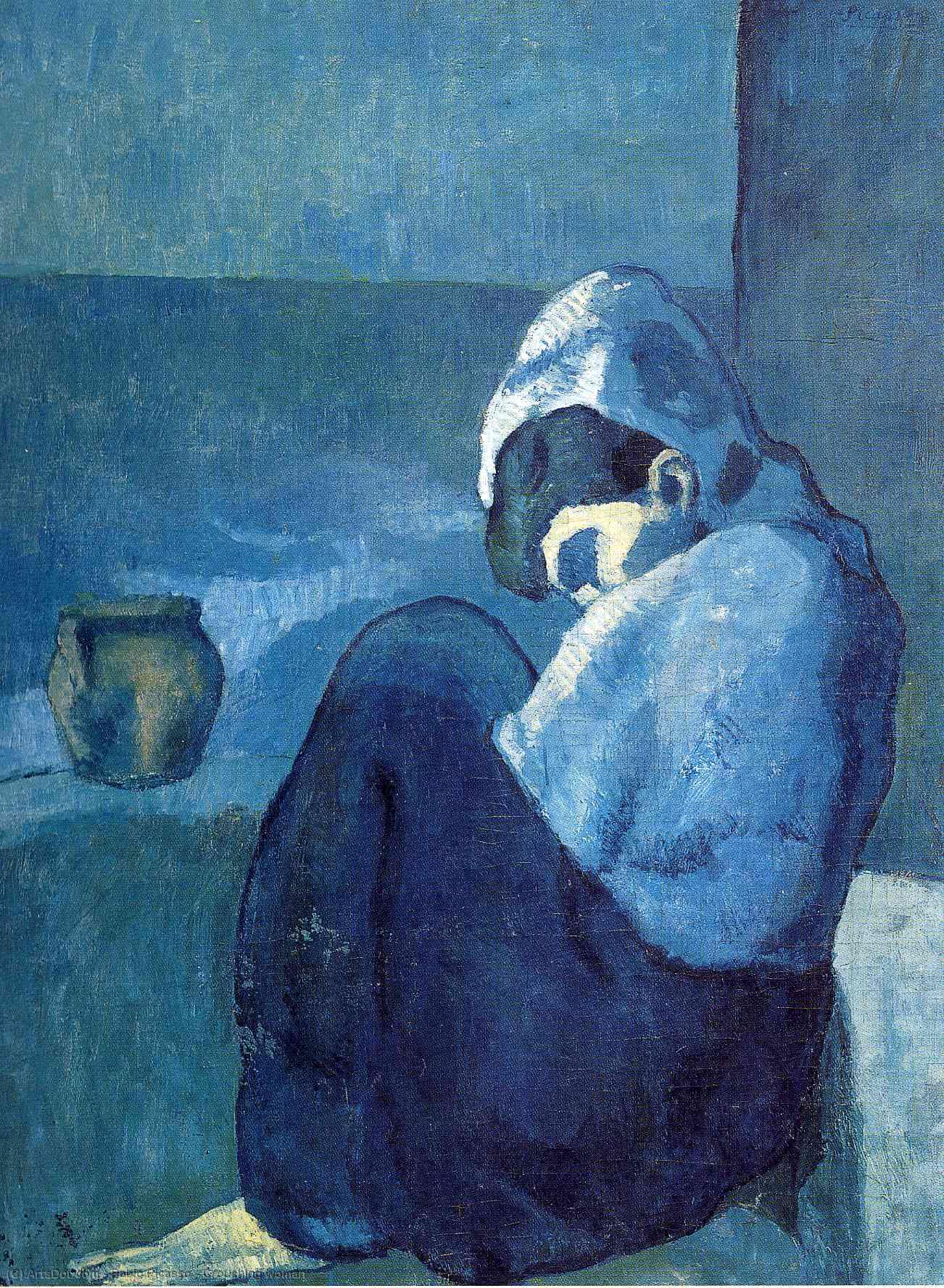 Crouching Mujer — Pablo Picasso