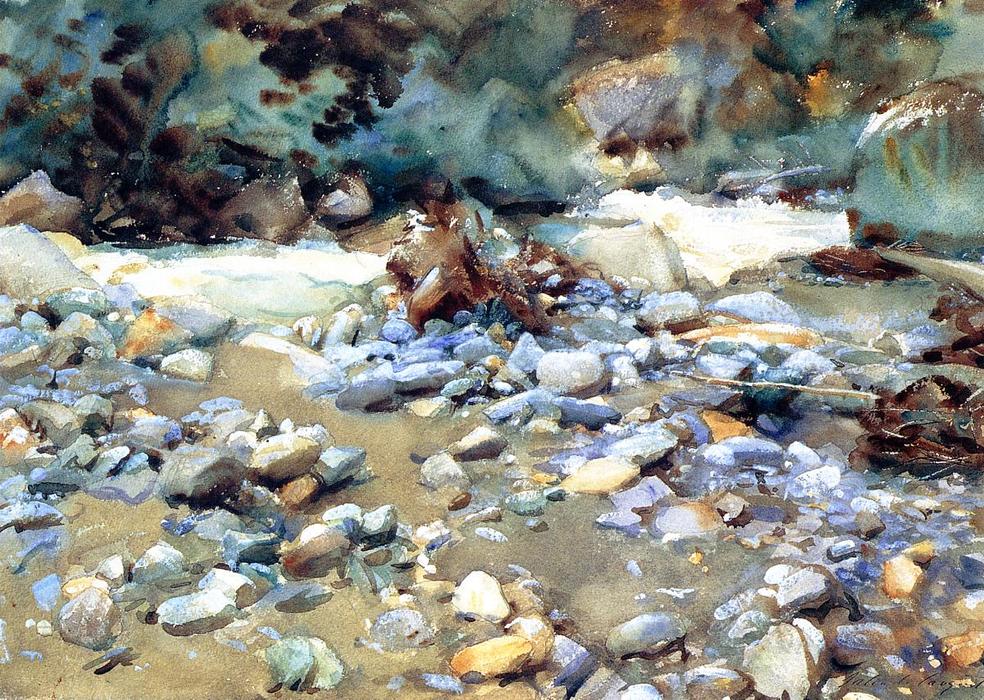 Purtud, Bett Eines Gletscherstroms — John Singer Sargent