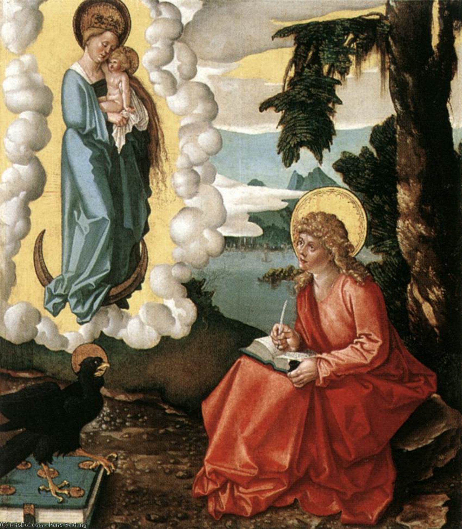 St John At Patmos — Hans Baldung Grien