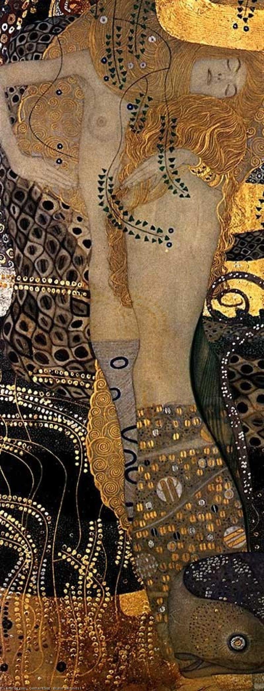 Water Serpents I — Gustav Klimt