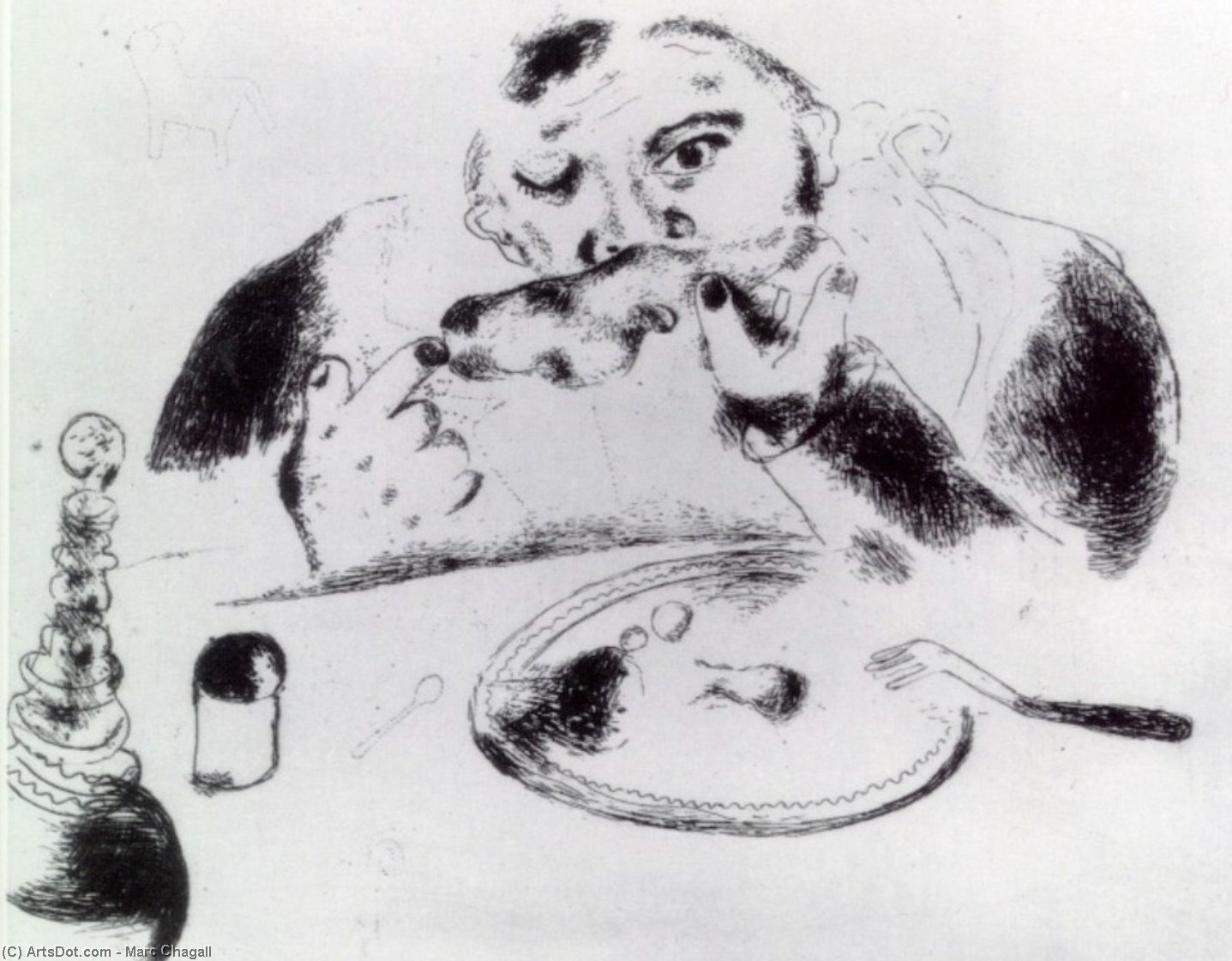 Sobakevich Al Tavolo — Marc Chagall