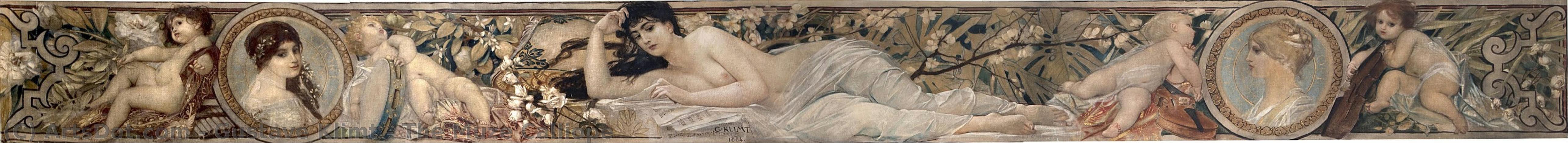 Die Muze Calliope — Gustav Klimt