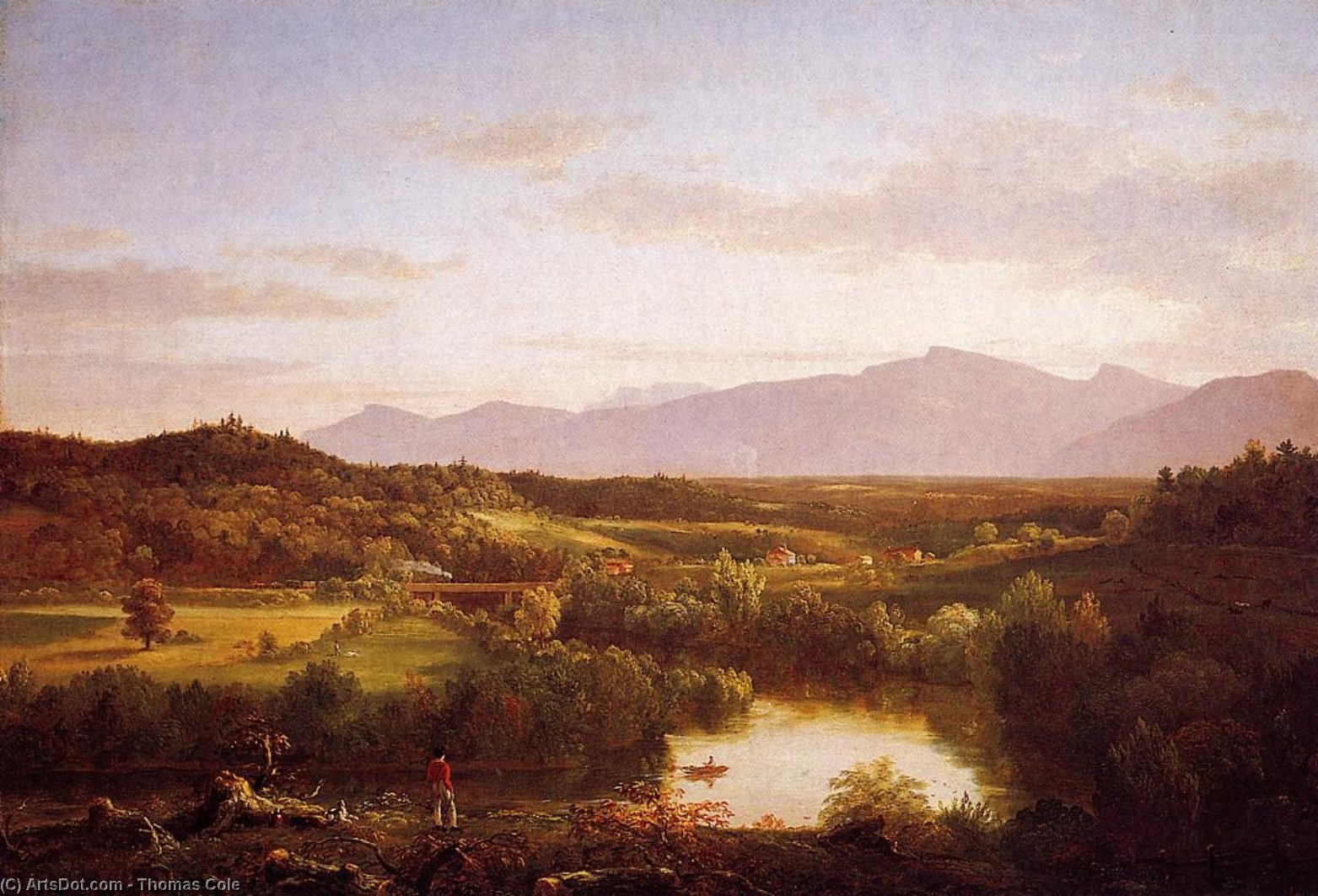 River In The Catskills — Thomas Cole
