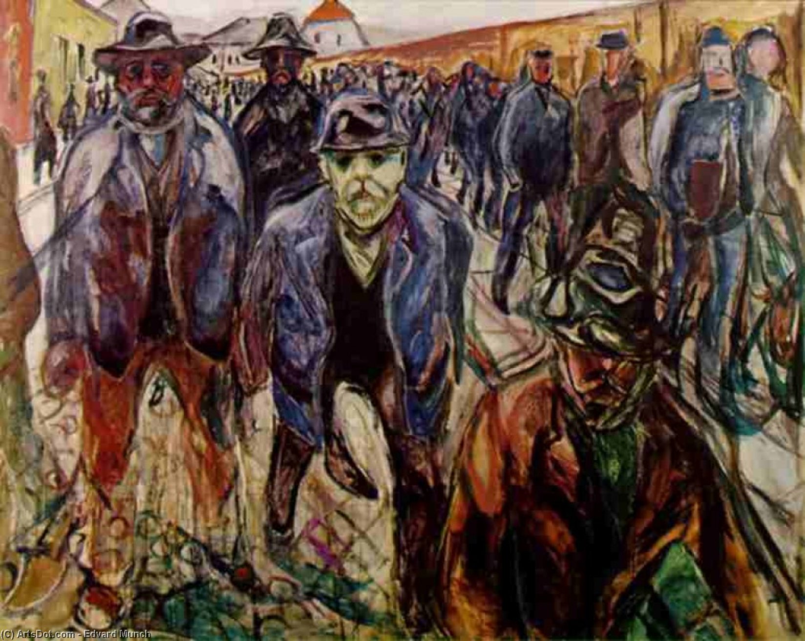 Žrtev Vračajo Dom Oil Kommunes Kunstsam Edvard Munch Je Bil Umetnik, Katerega Delo Je Postalo Sinonim Za Tesnobe In Čustvene Stiske Moderne Dobe. Njegovo Življenje, Globoko Zaznamovano S Smrtjo In Stalnim Melanholičnim Občutkom, Je Bilo Vir Njegove Izjemn — Edvard Munch