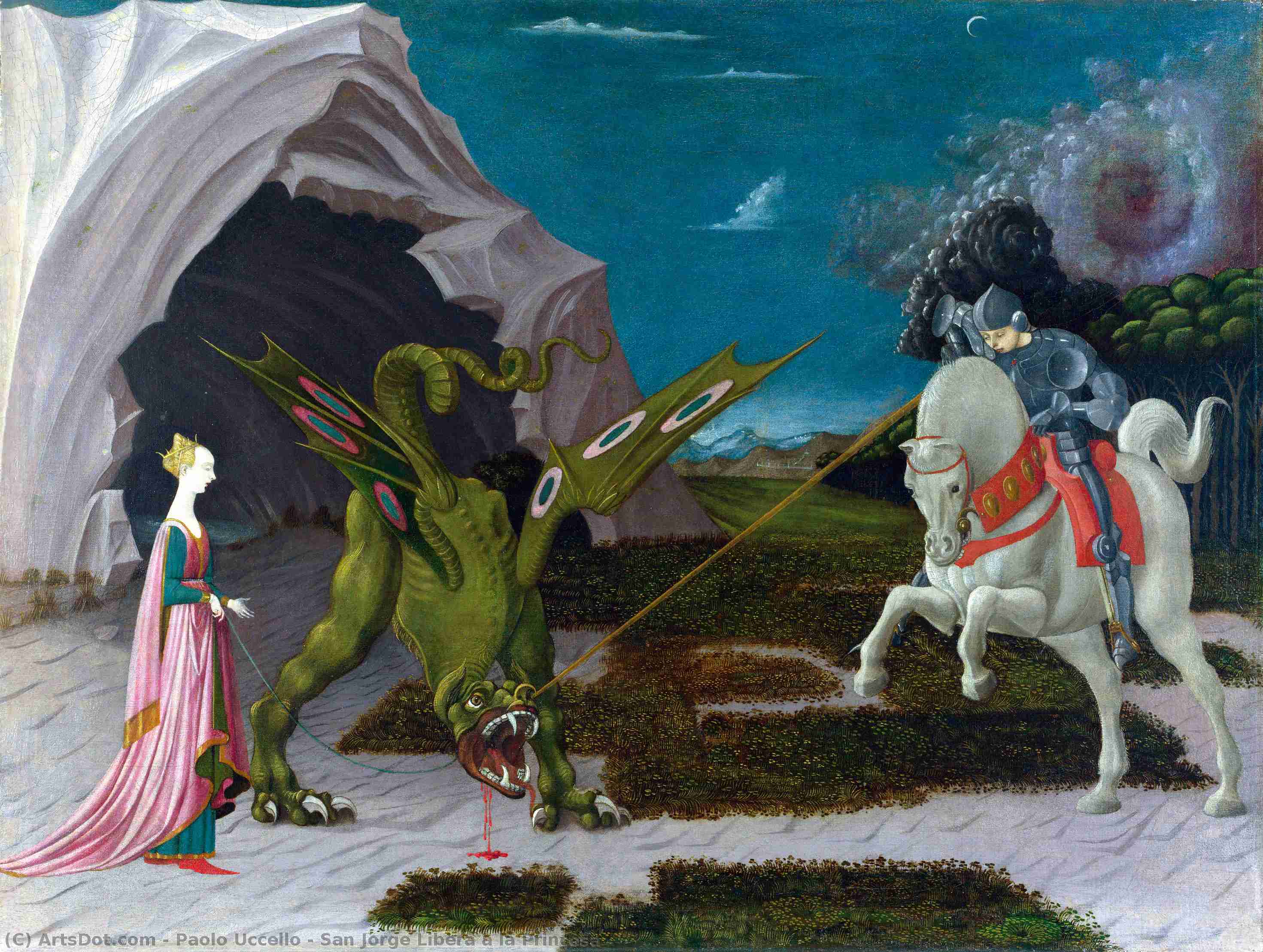 Saint George Releases The Princess — Paolo Uccello