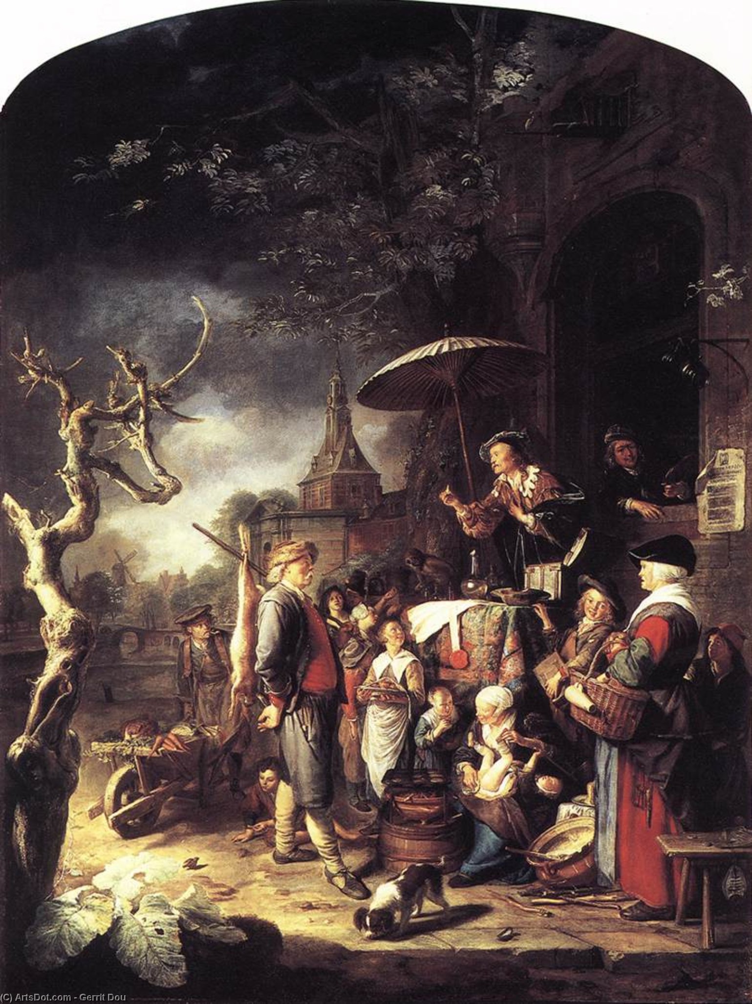 The Quack — Gerrit Dou