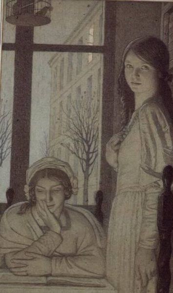 Interior Evening — Frederick Cayley Robinson