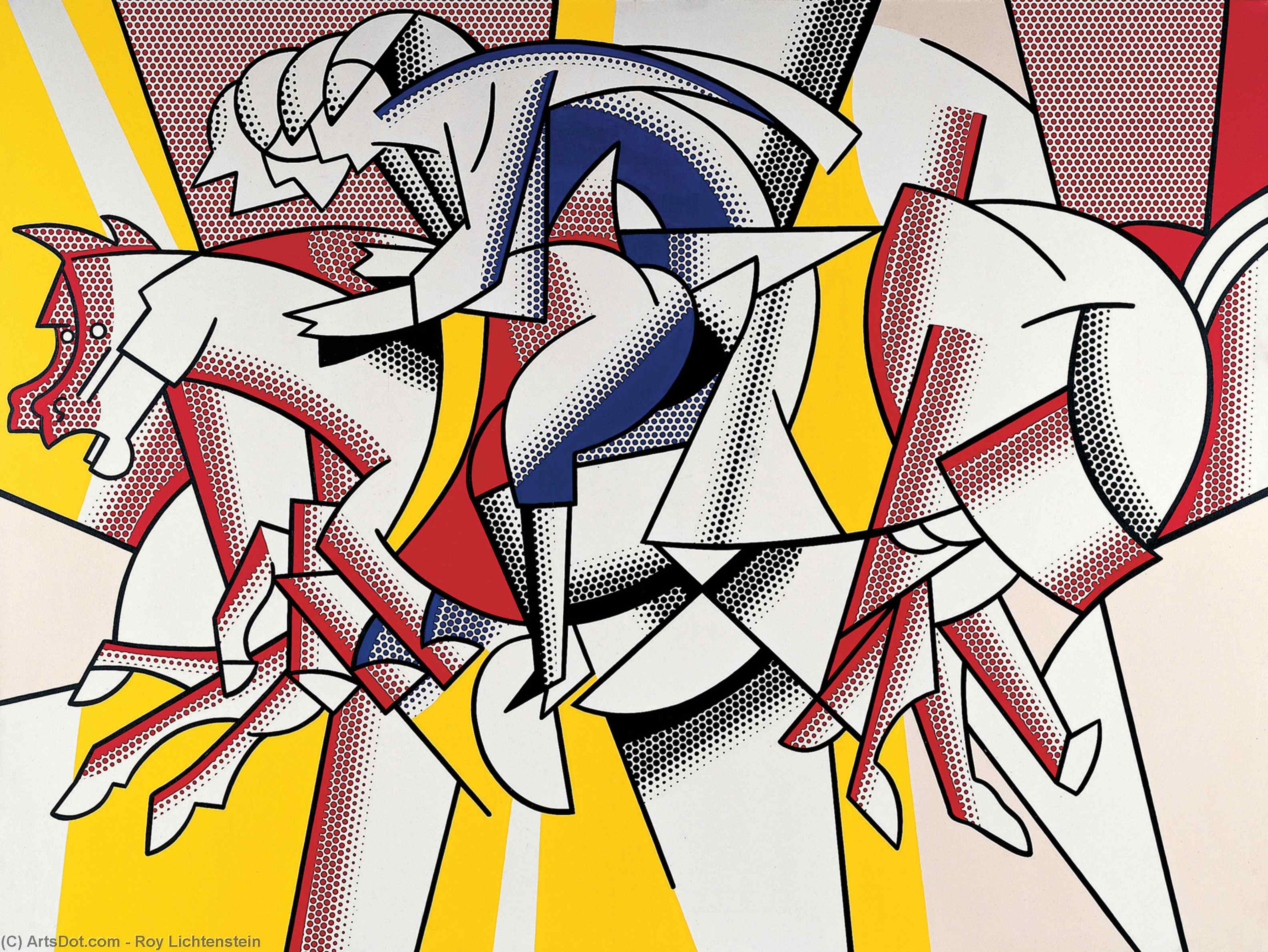 Il Cavaliere Rosso — Roy Lichtenstein