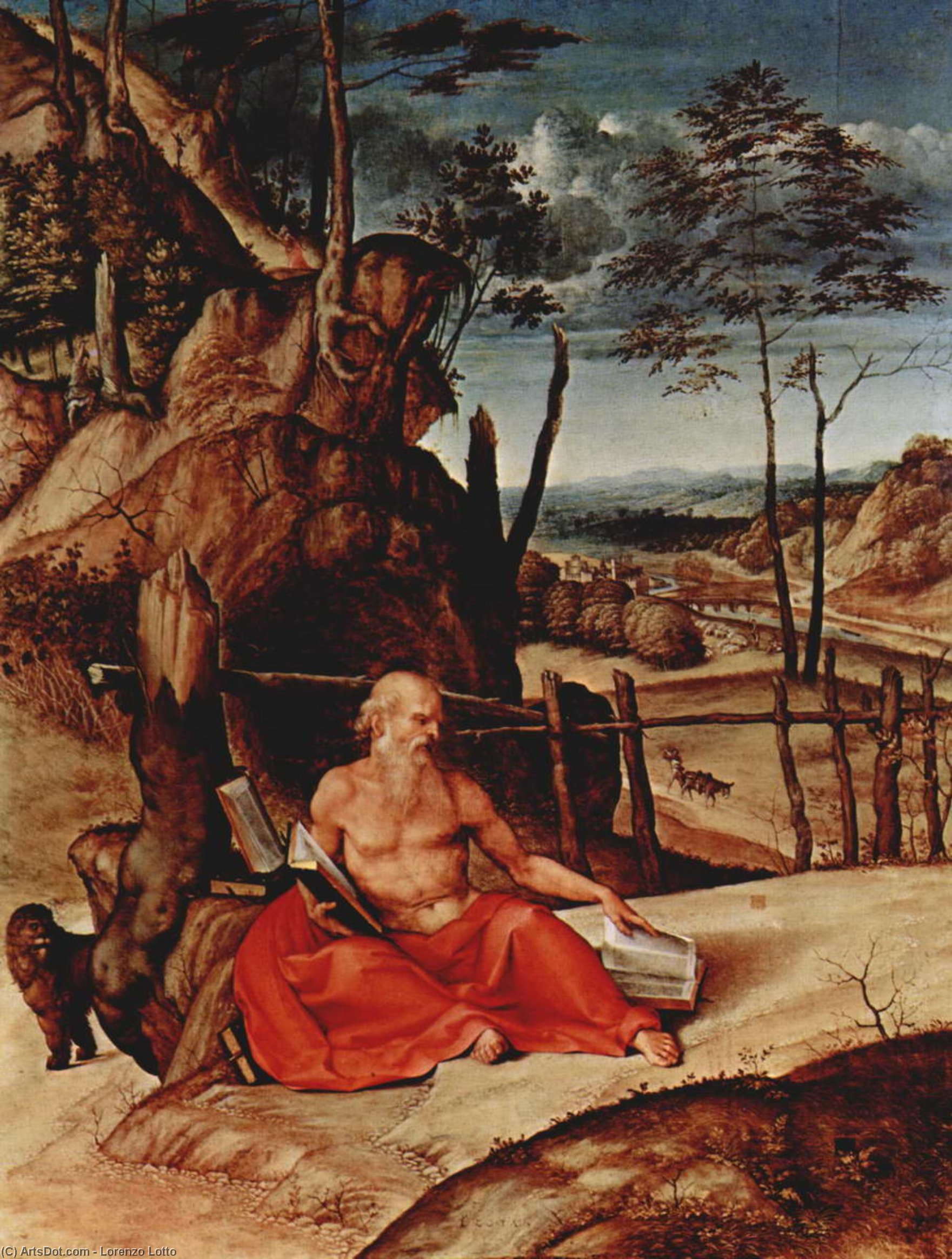 Penitent St Jerome 1 — Lorenzo Lotto