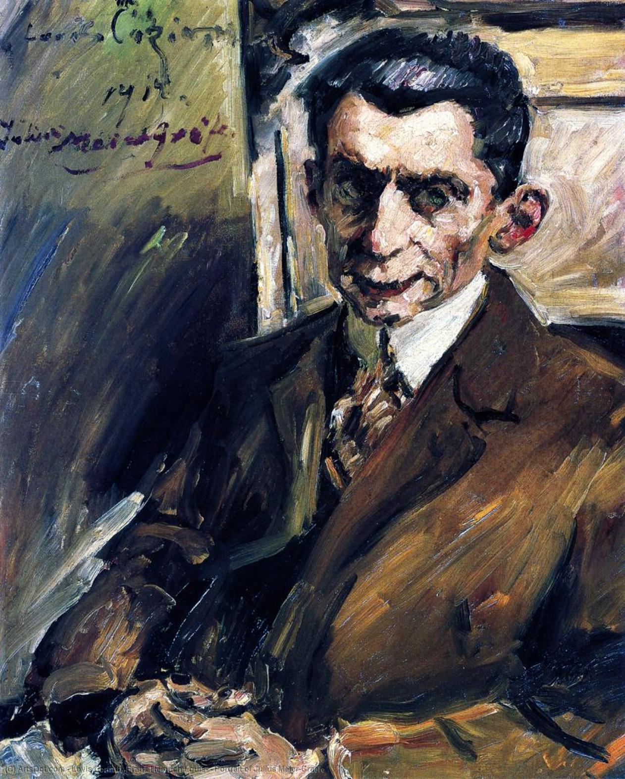 Portrett Av Julius Meier-graefe — Lovis Corinth