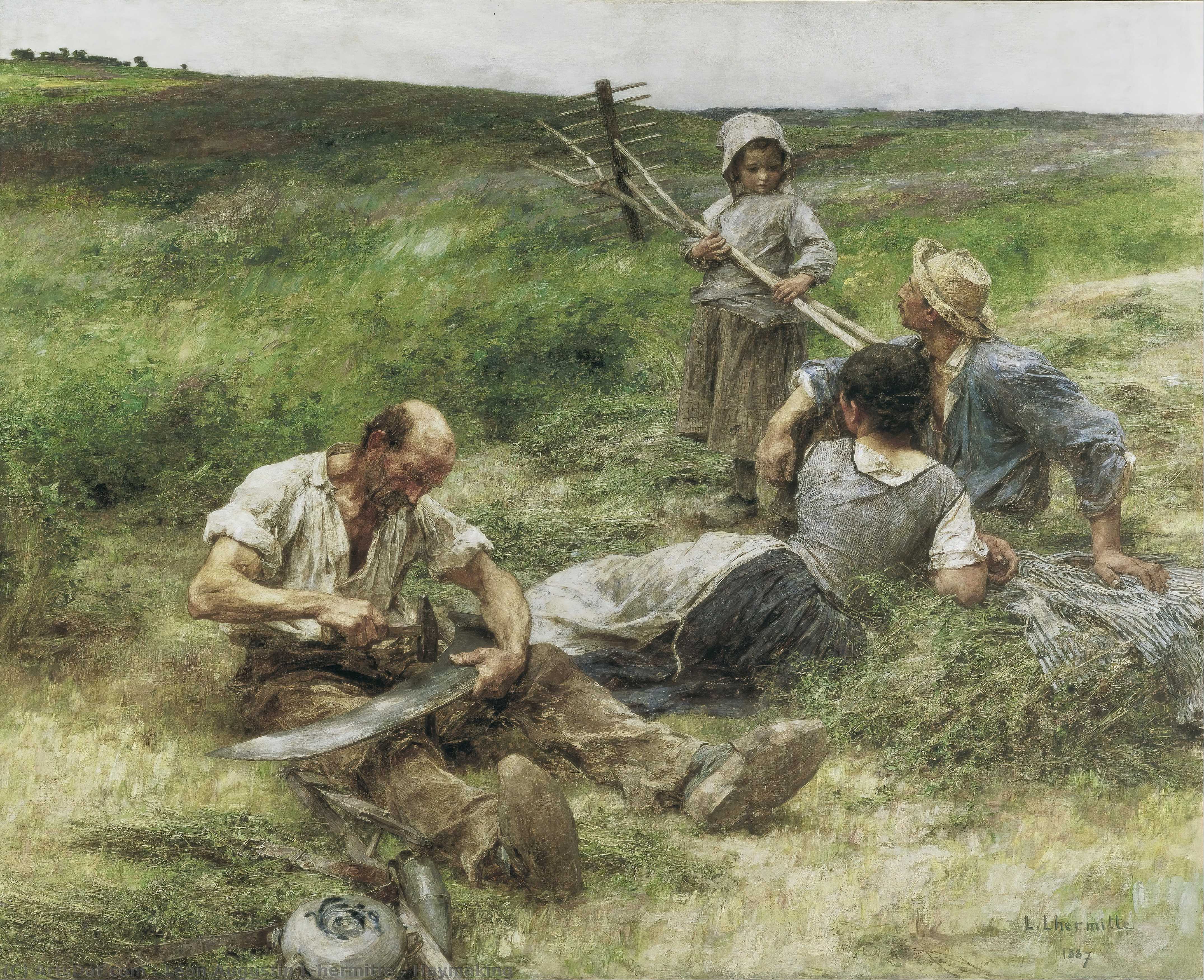 Haymaking — Léon Augustin L'hermitte