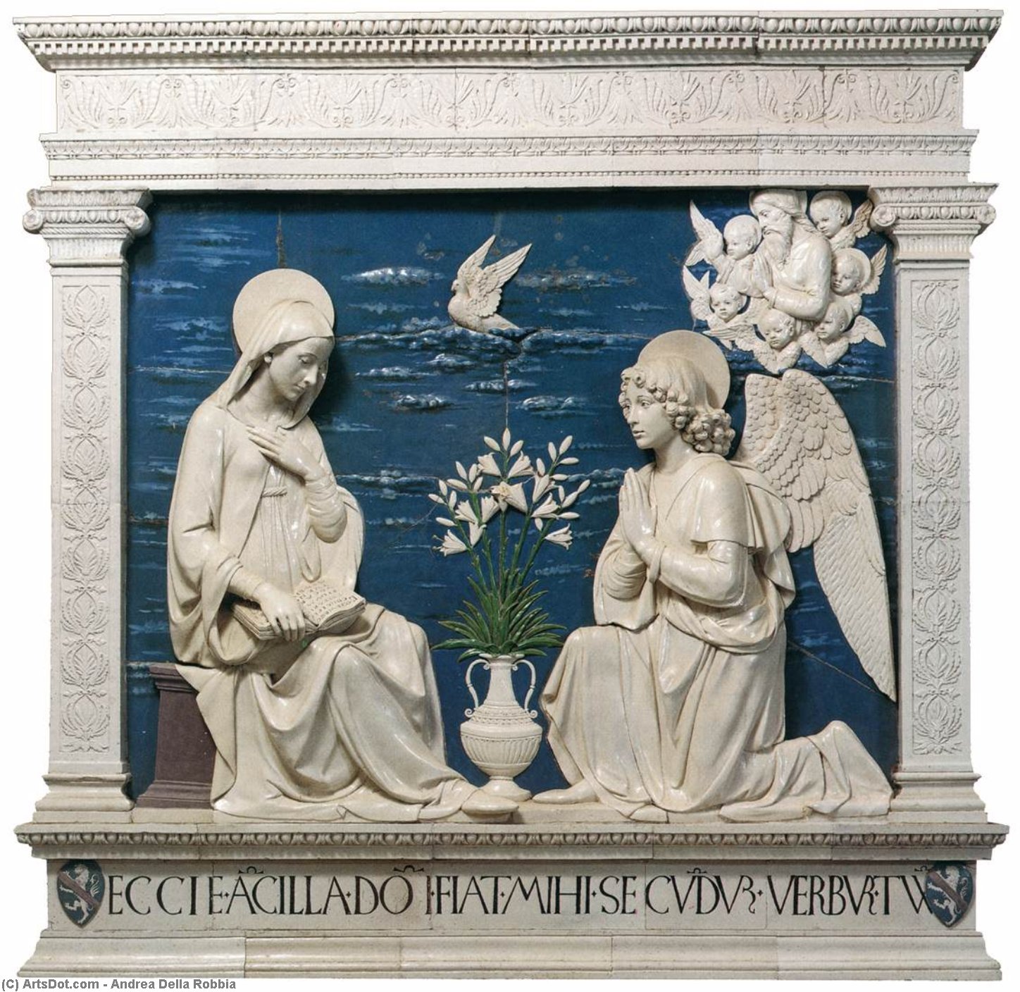 Annunciation — Andrea Della Robbia