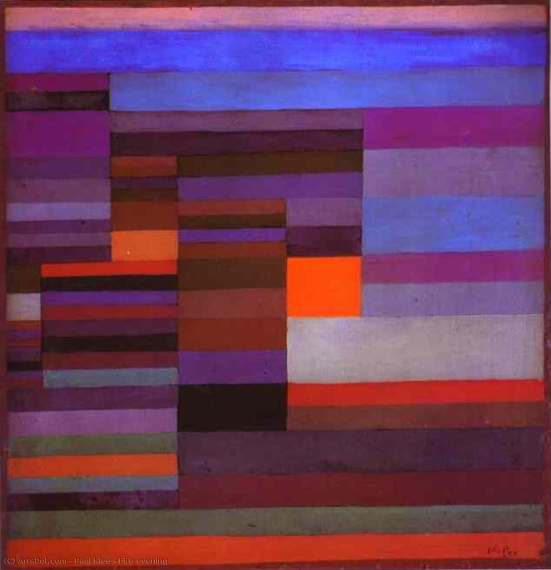 Eldkväll — Paul Klee
