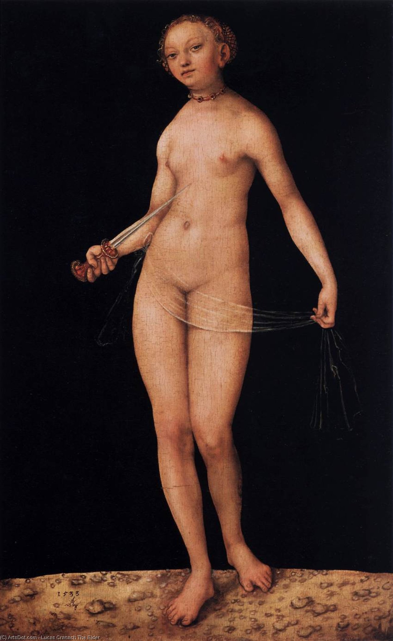 Lucretia — Lucas Cranach The Elder