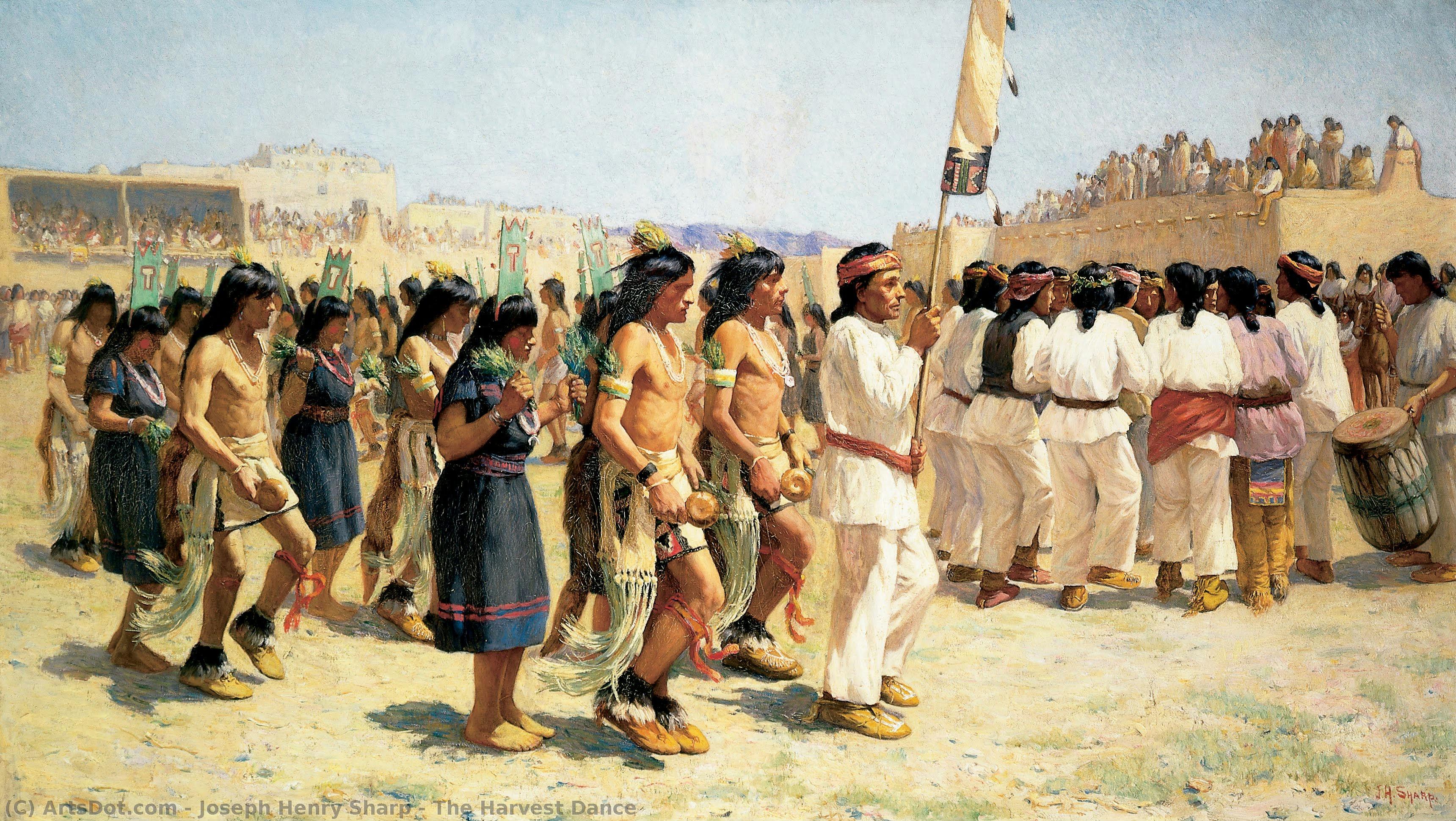 The Harvest Dance — Josef Henry Sharp