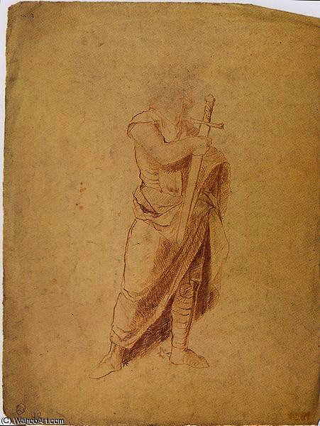Knight With Sword — Albin Egger Lienz