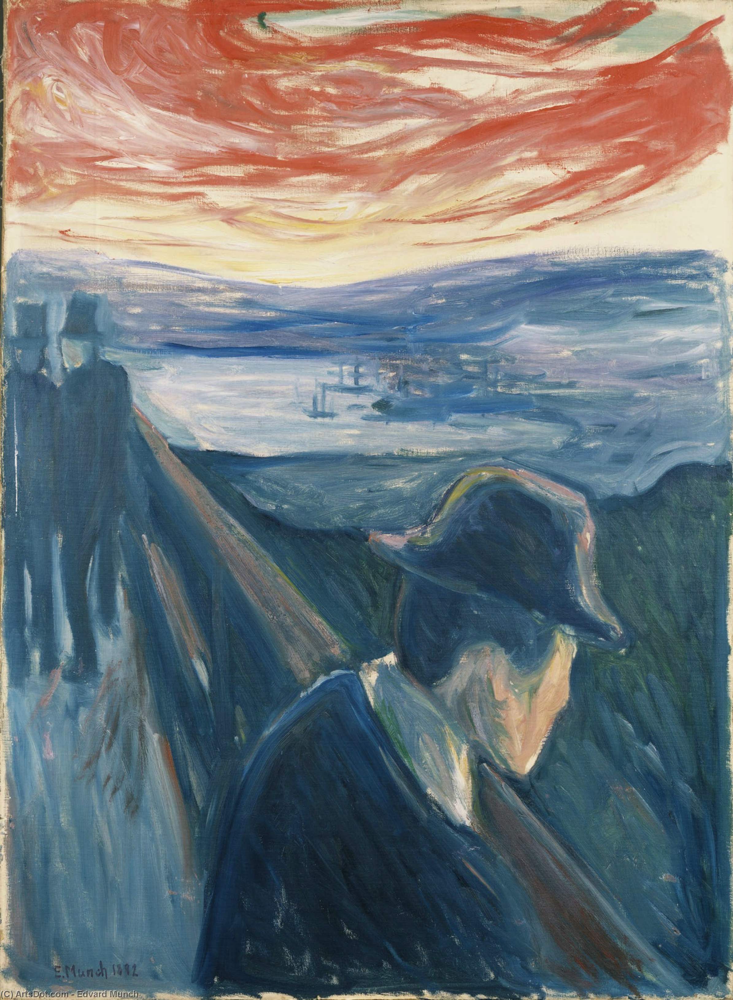 Verzweiflung — Edvard Munch