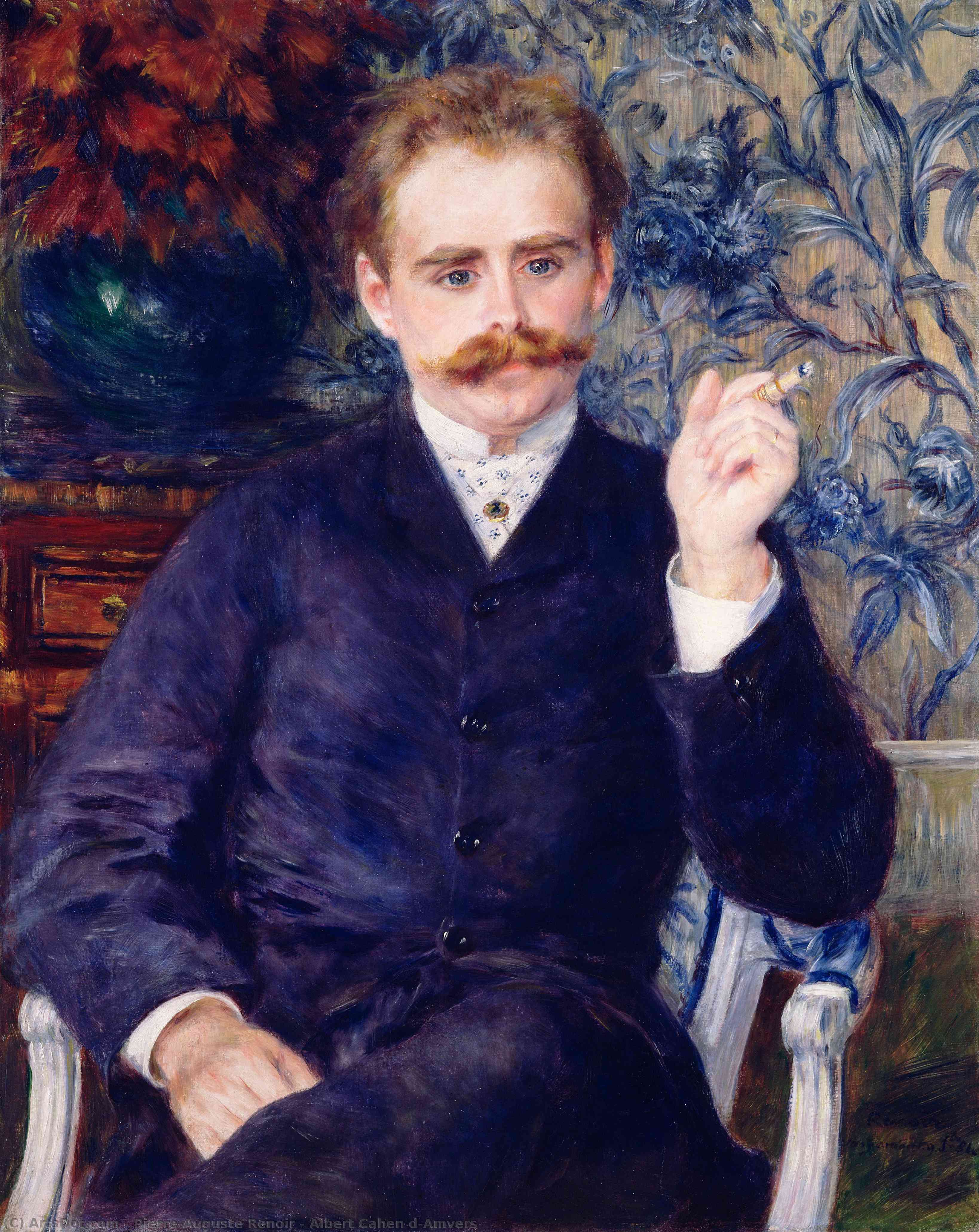 Albert Cahens Portræt — Pierre-auguste Renoir