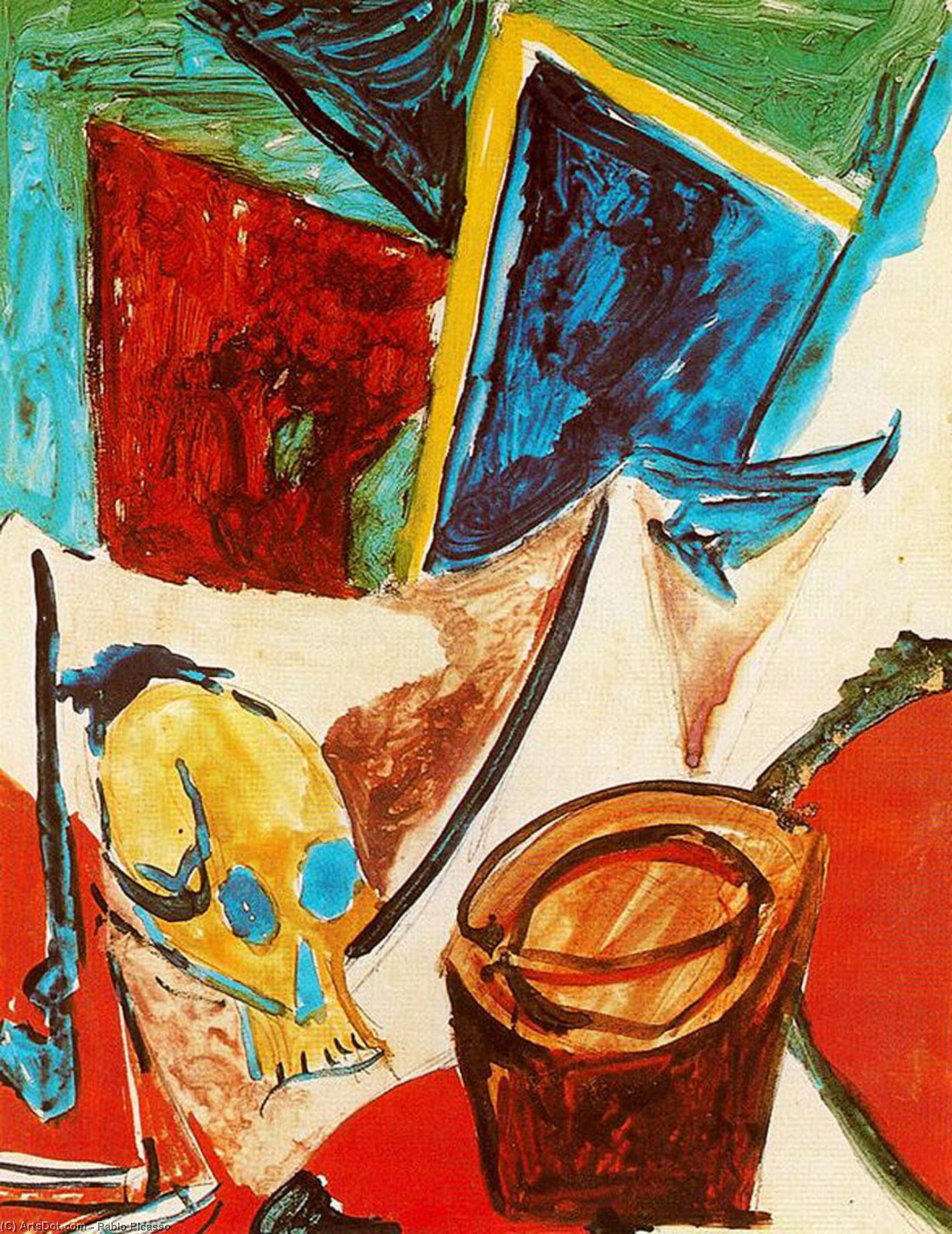 Composition With Skull (study) — Pablo Picasso