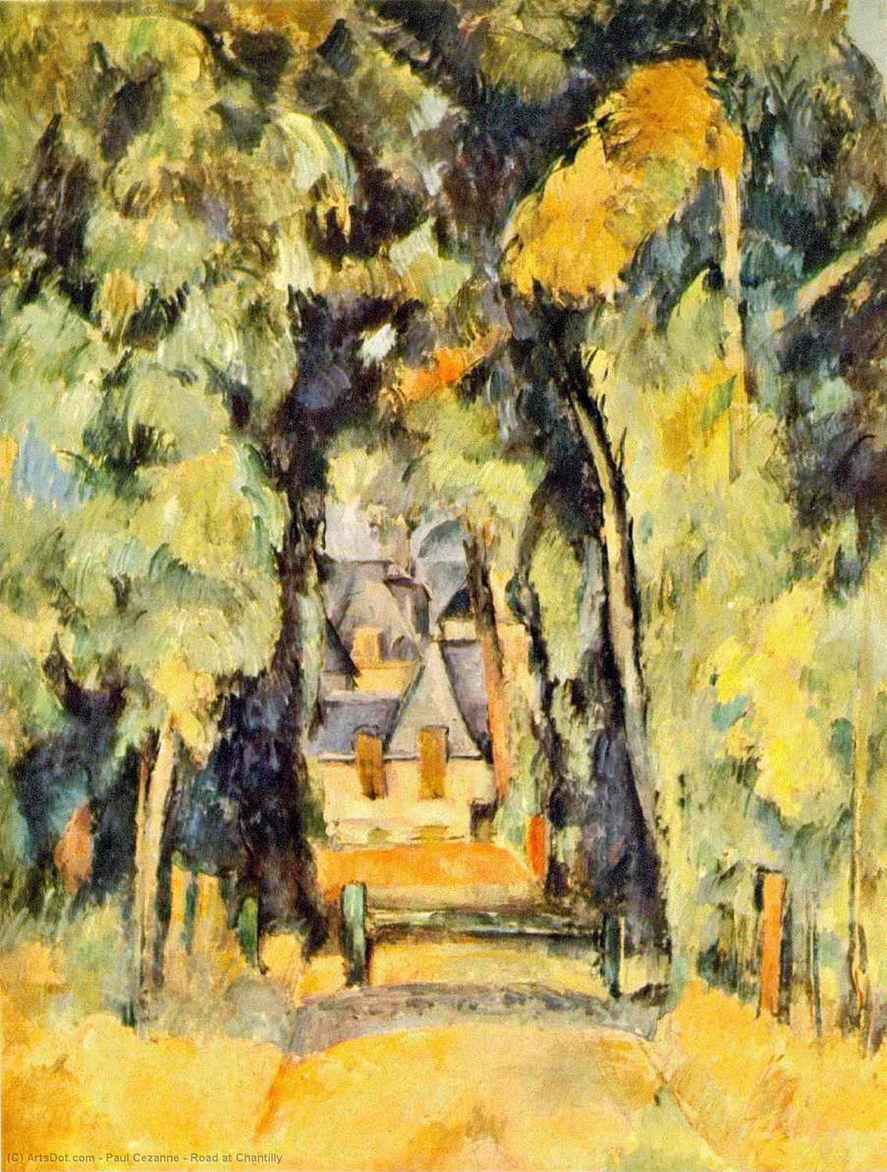 Paul Cézanne - Road At Chantilly — Paul Cézanne