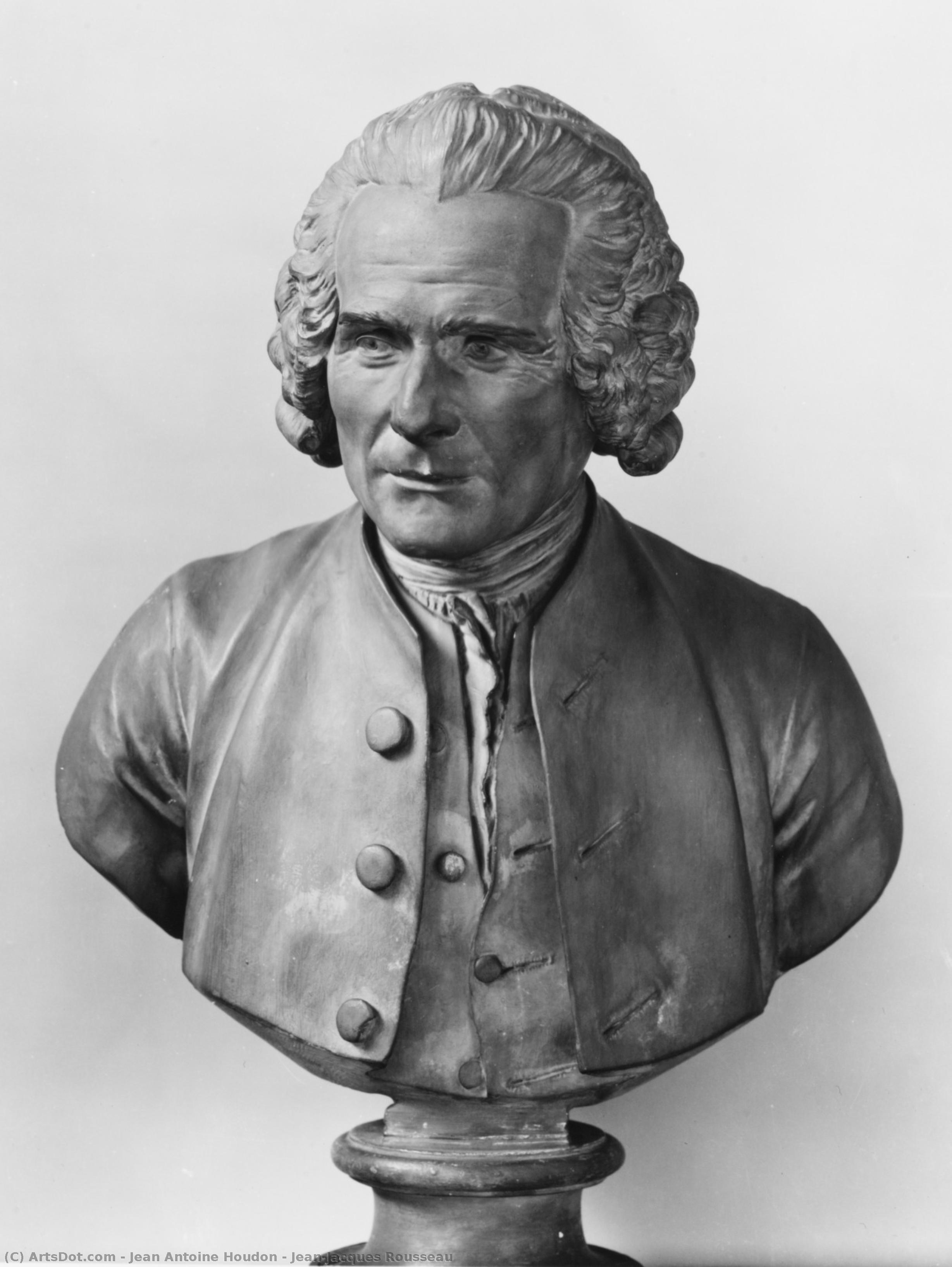 Jean-jacques Rousseau — Jean-antoine Houdon