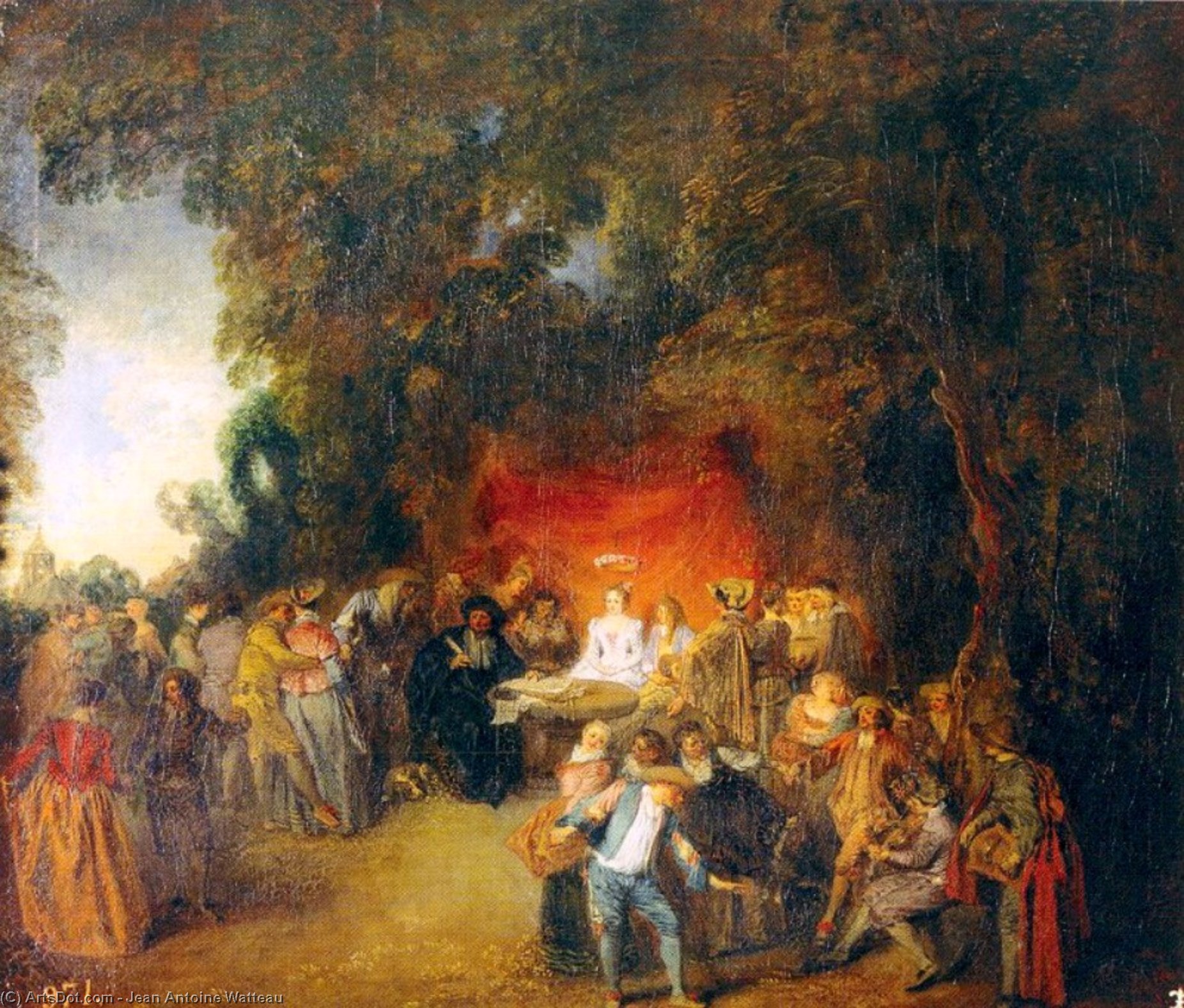 El Contrato Matrimonial — Jean-antoine Watteau