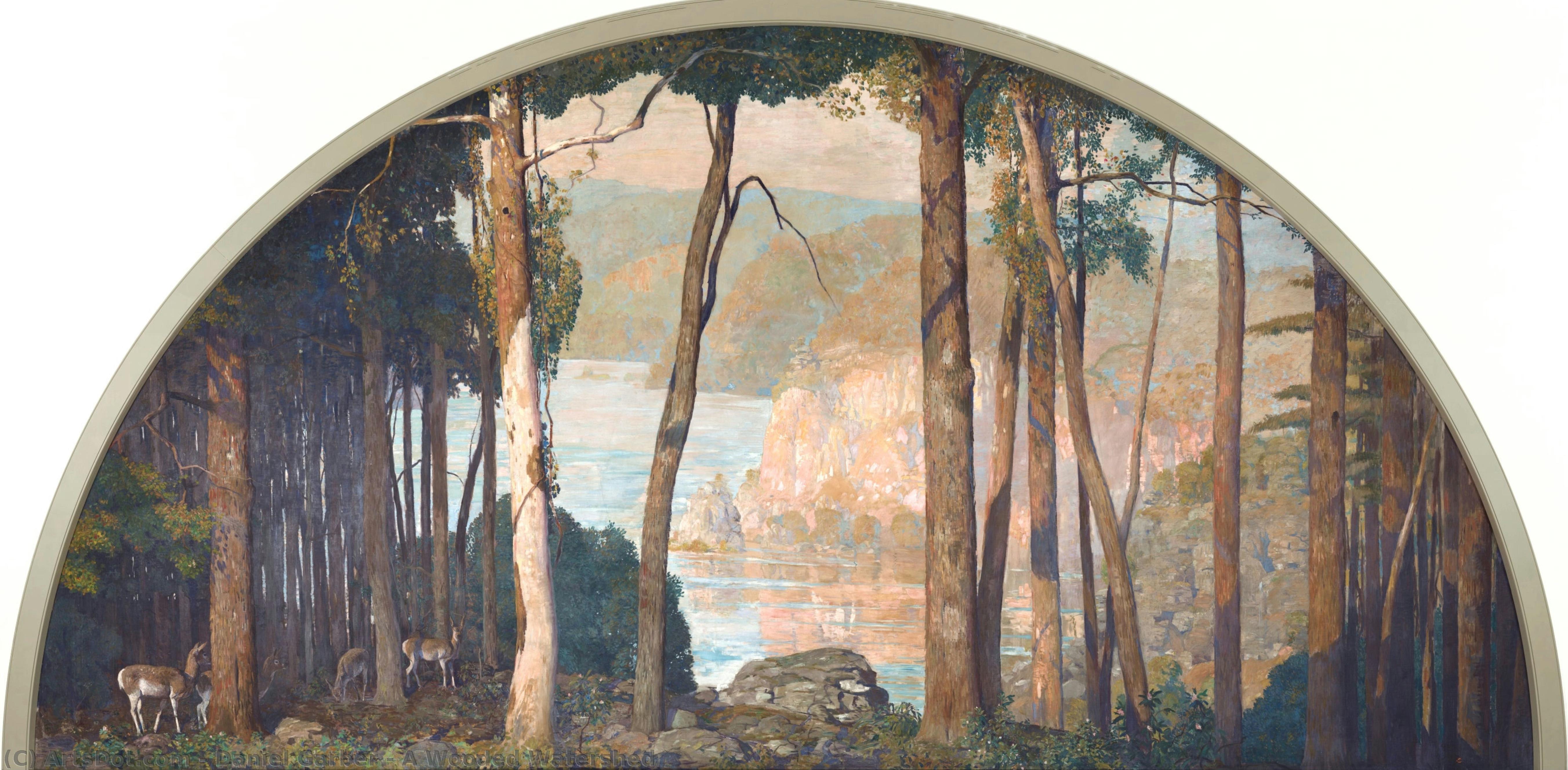A Wooded Watershed — Daniel Garber