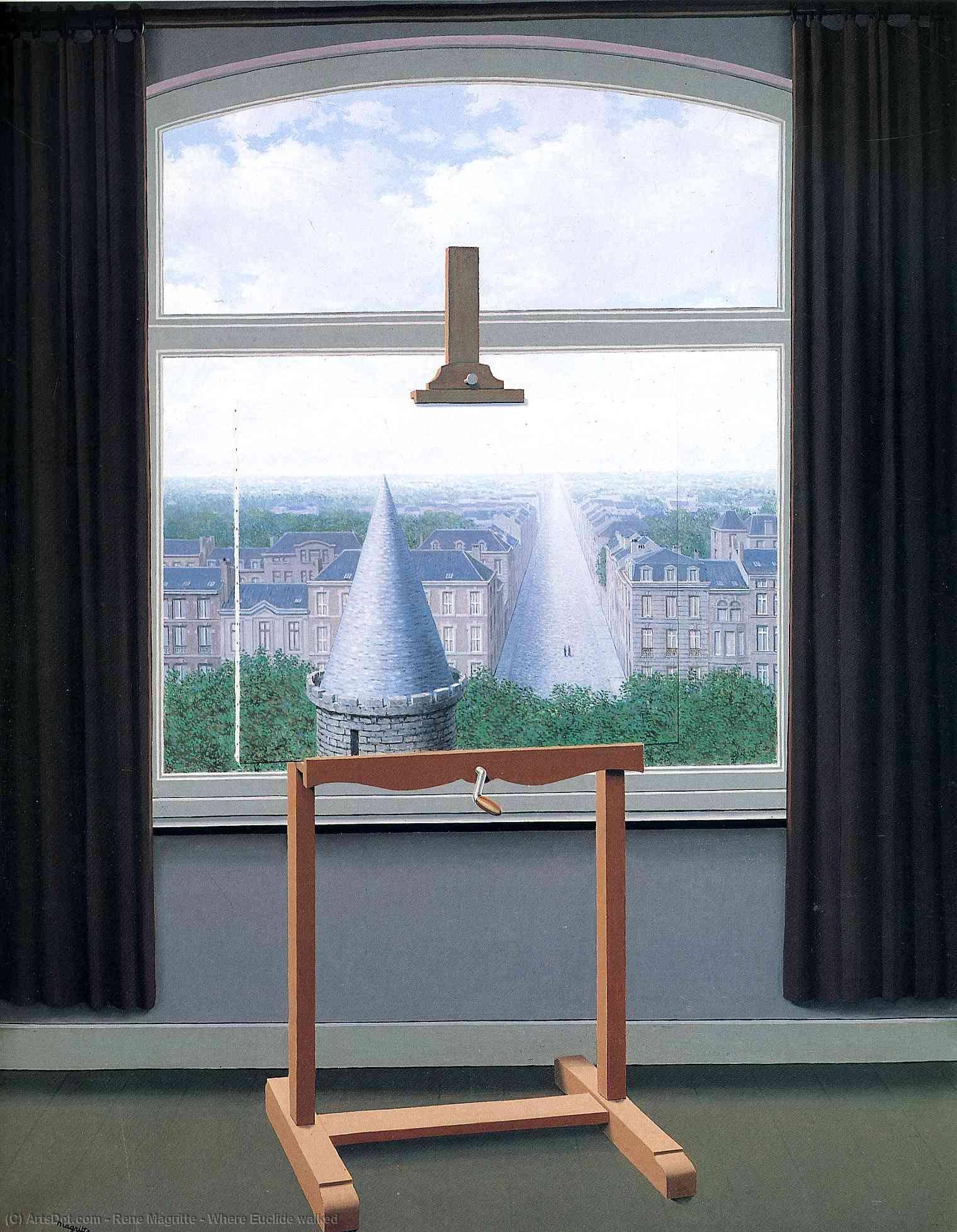 Wo Euclides Ging — René Magritte