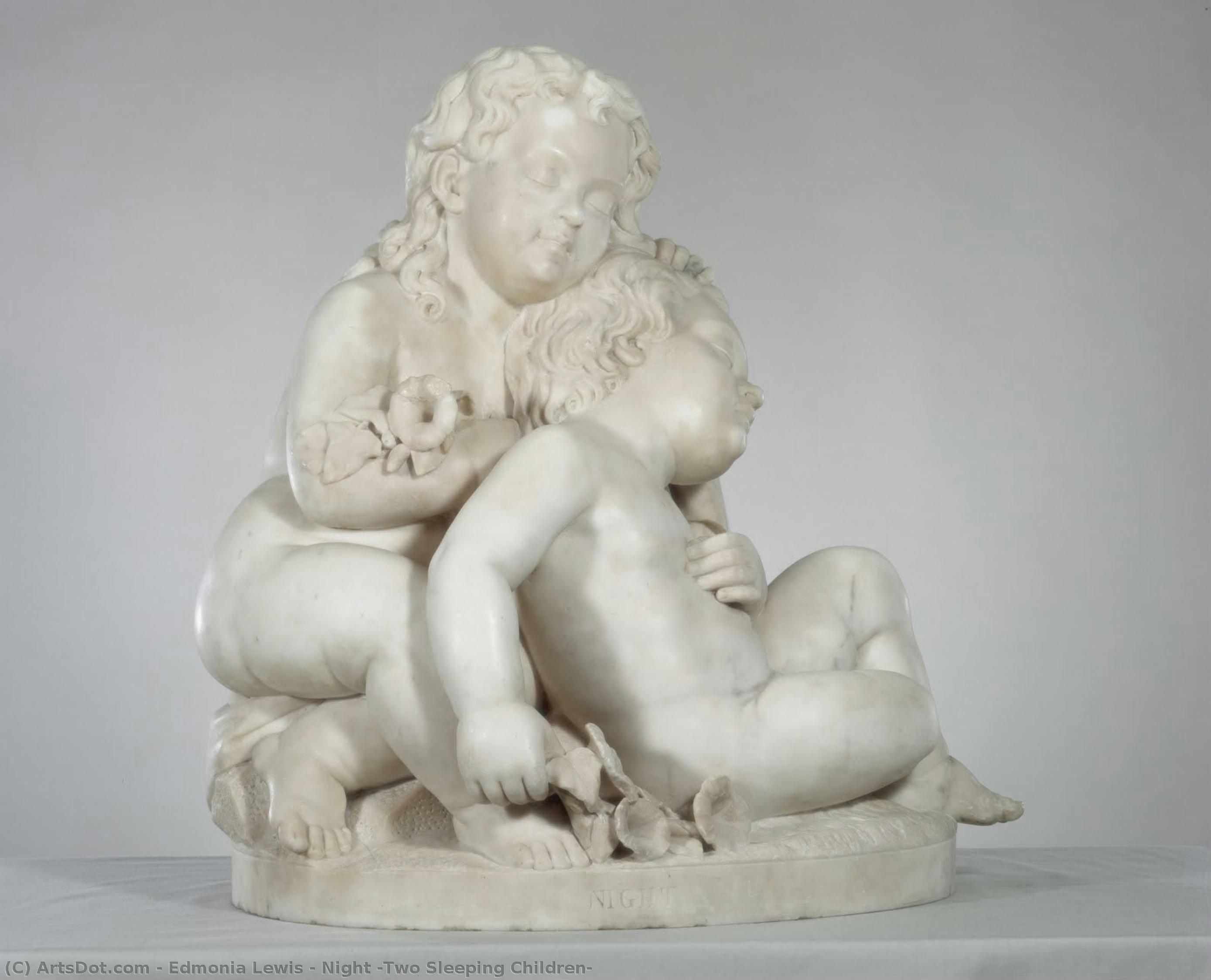 Night (two Sleeping Children) — Edmonia Lewis