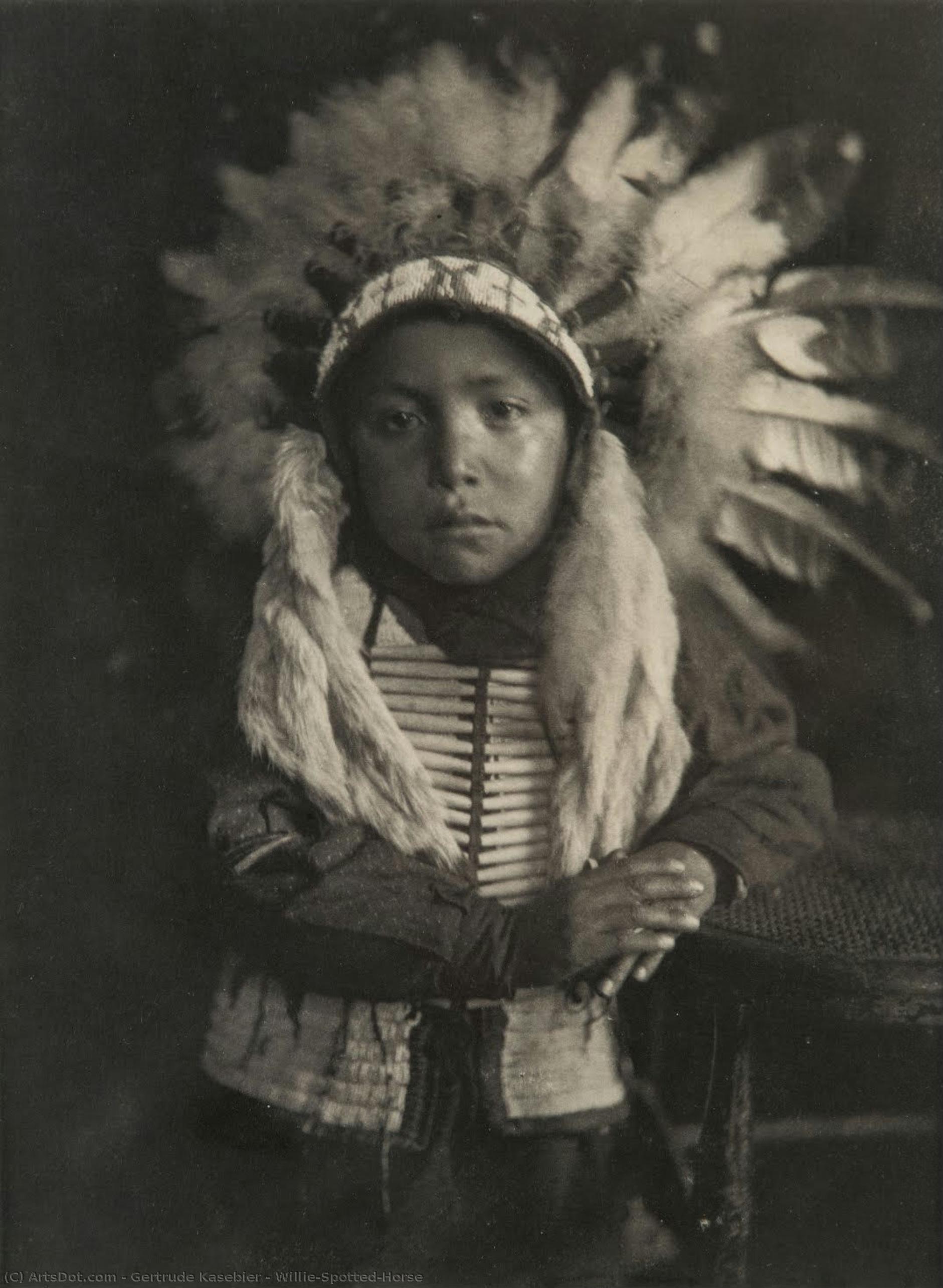 Willie-spotted-horse — Gertrude Käsebierová