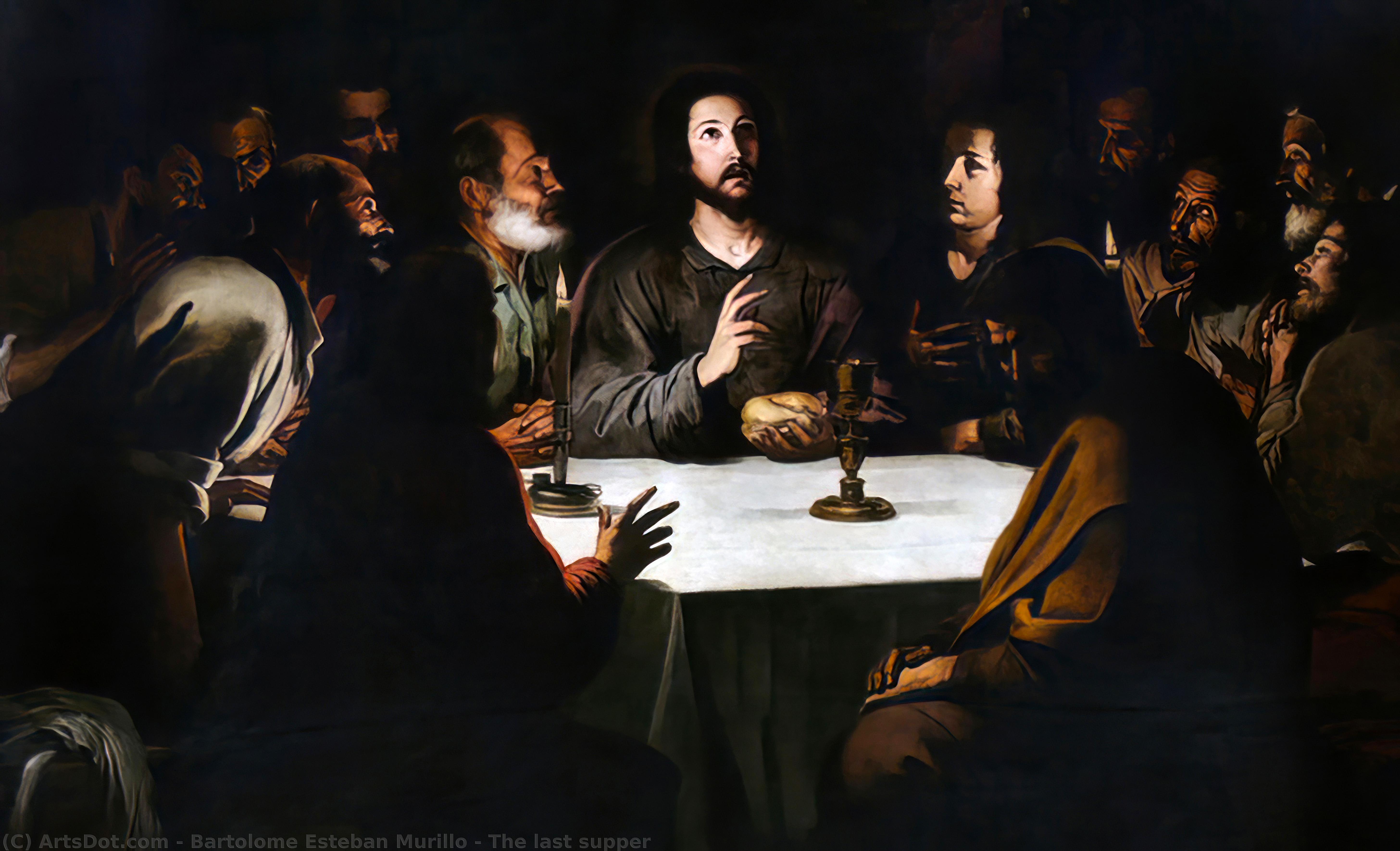 La Cène — Bartolomé Esteban Murillo