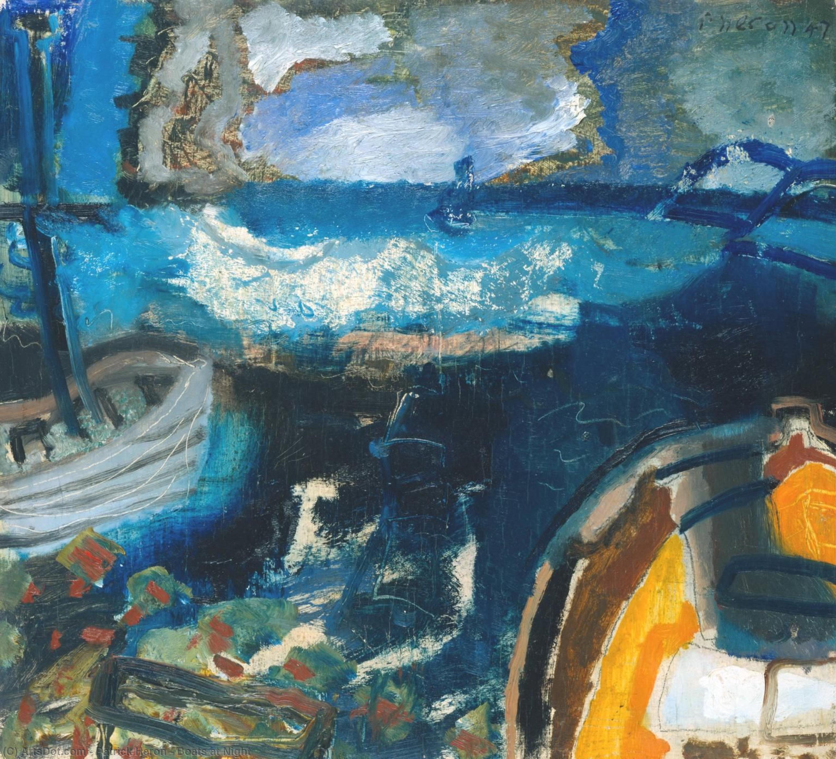 Boats At Night — Patrick Heron