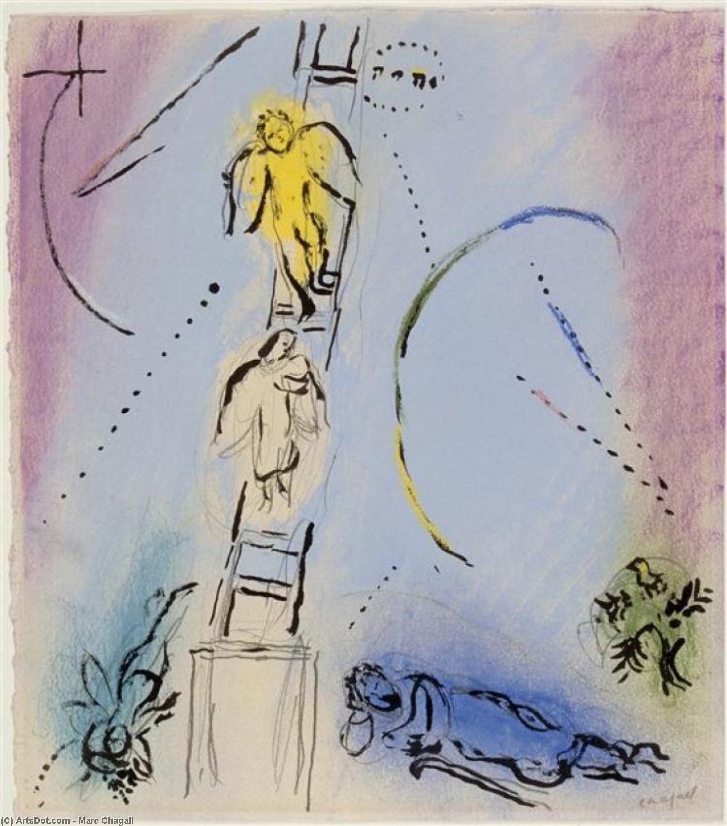 Jakobs Traum — Marc Chagall