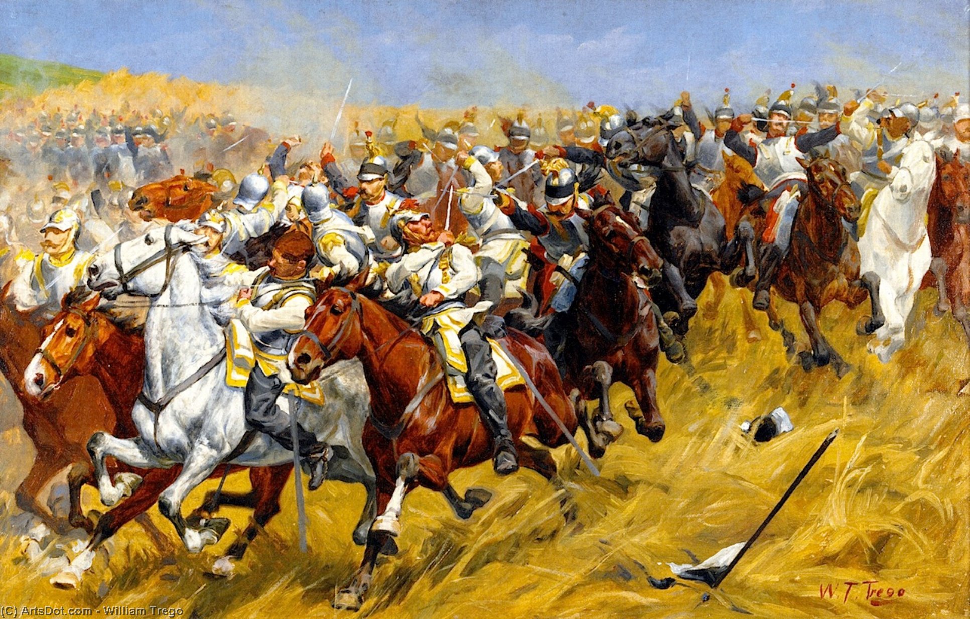 Cavalry Sketch — William Trego