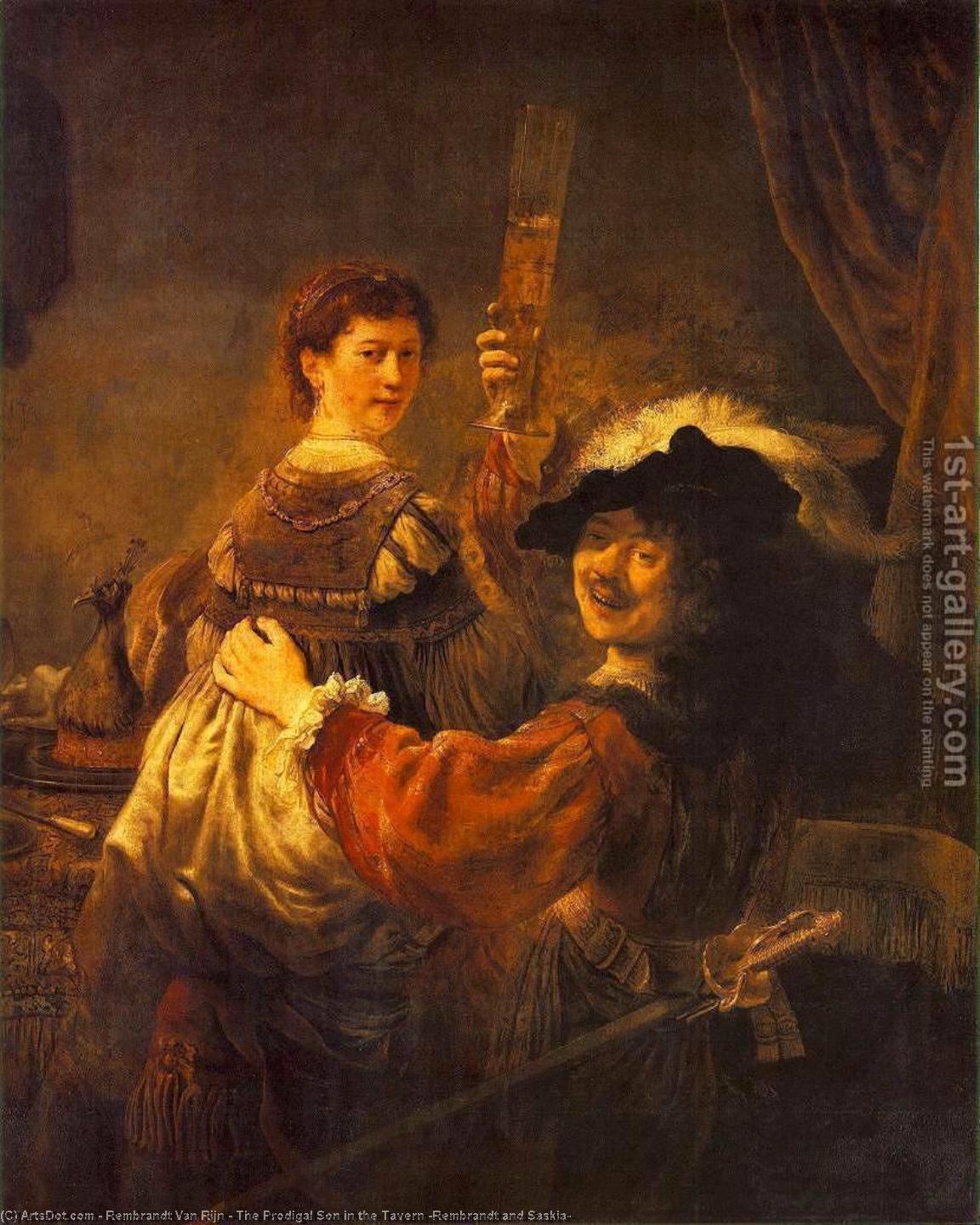 Le Prodigal Son Dans La Taverne — Rembrandt Van Rijn