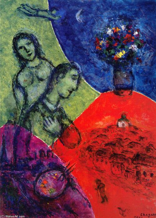 Autoportrait Avec Bouquet — Marc Chagall